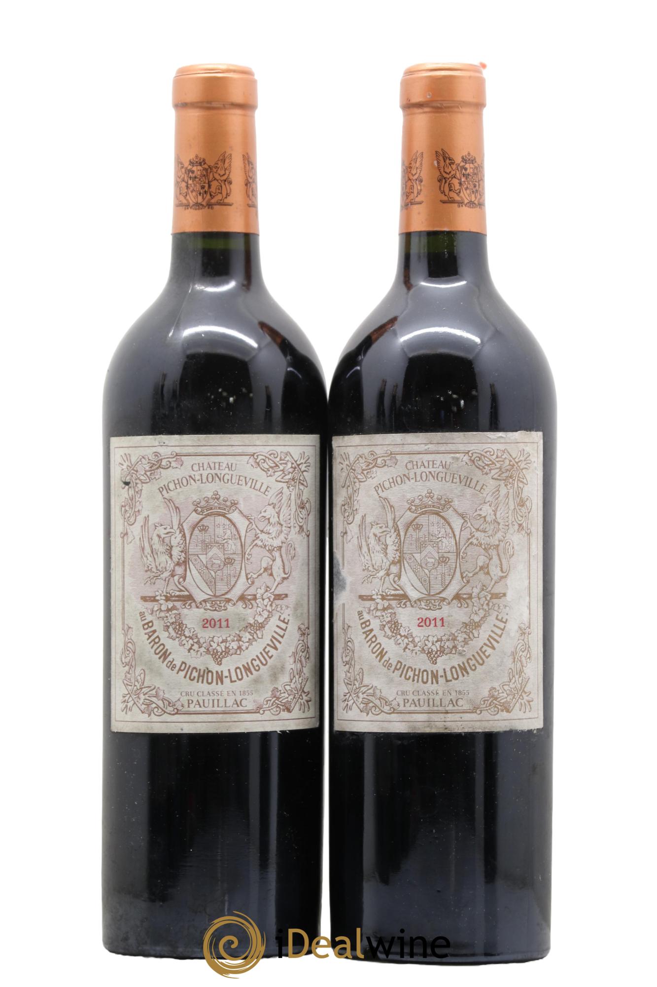 Pichon Longueville Baron 2ème Grand Cru Classé 2011 - Posten von 2 Flaschen - 0