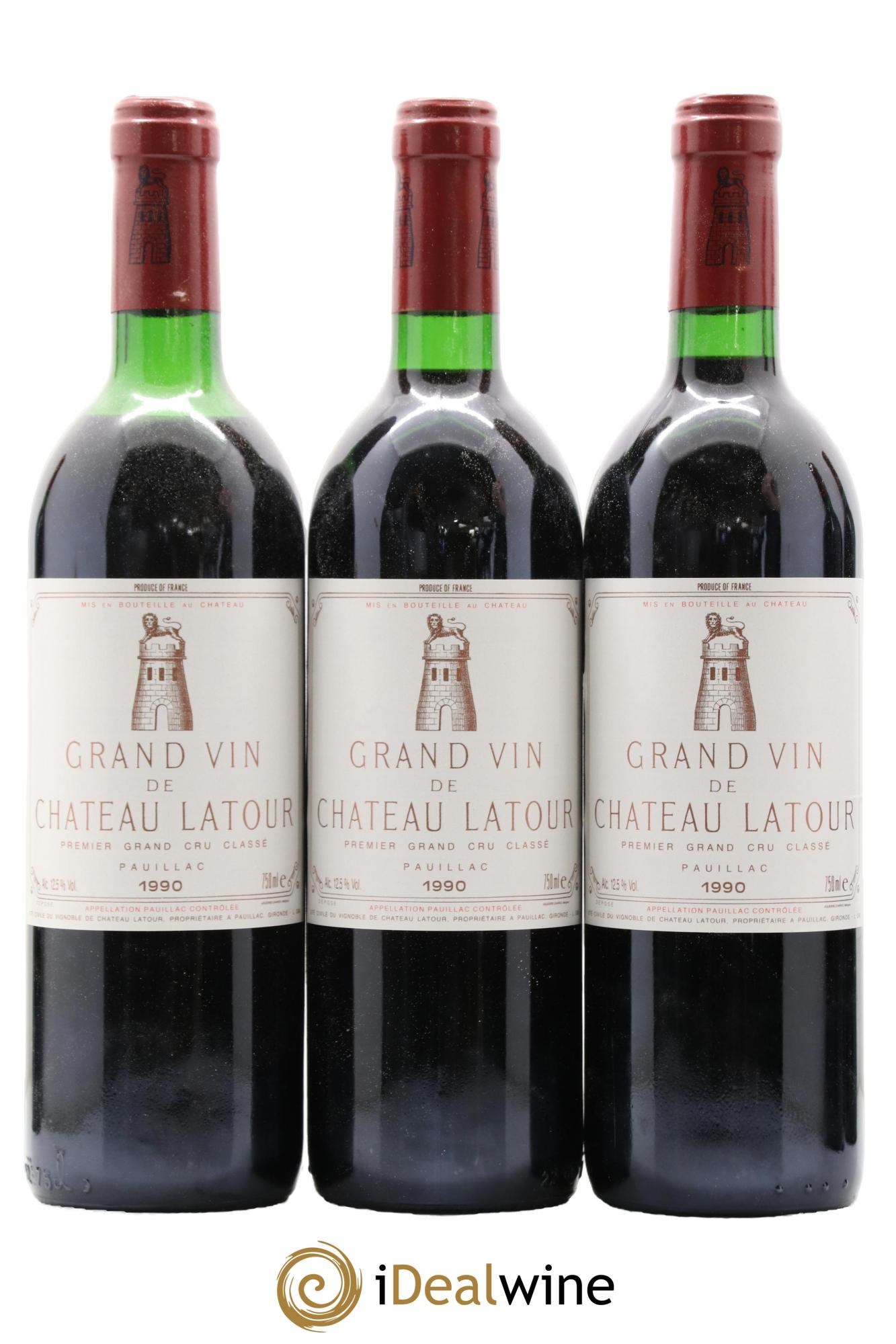 Château Latour 1er Grand Cru Classé 1990 - Lot de 12 bouteilles - 4