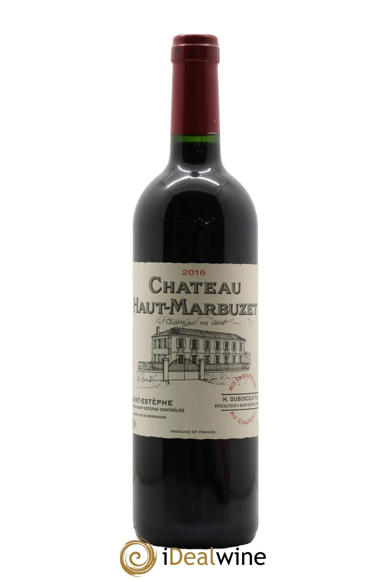 Château Haut Marbuzet 2016 - Posten von 1 Flasche - 0