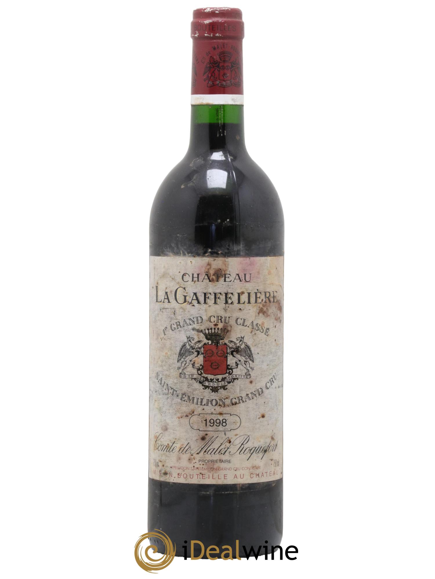 Château la Gaffelière 1er Grand Cru Classé B 1998 - Posten von 1 Flasche - 0