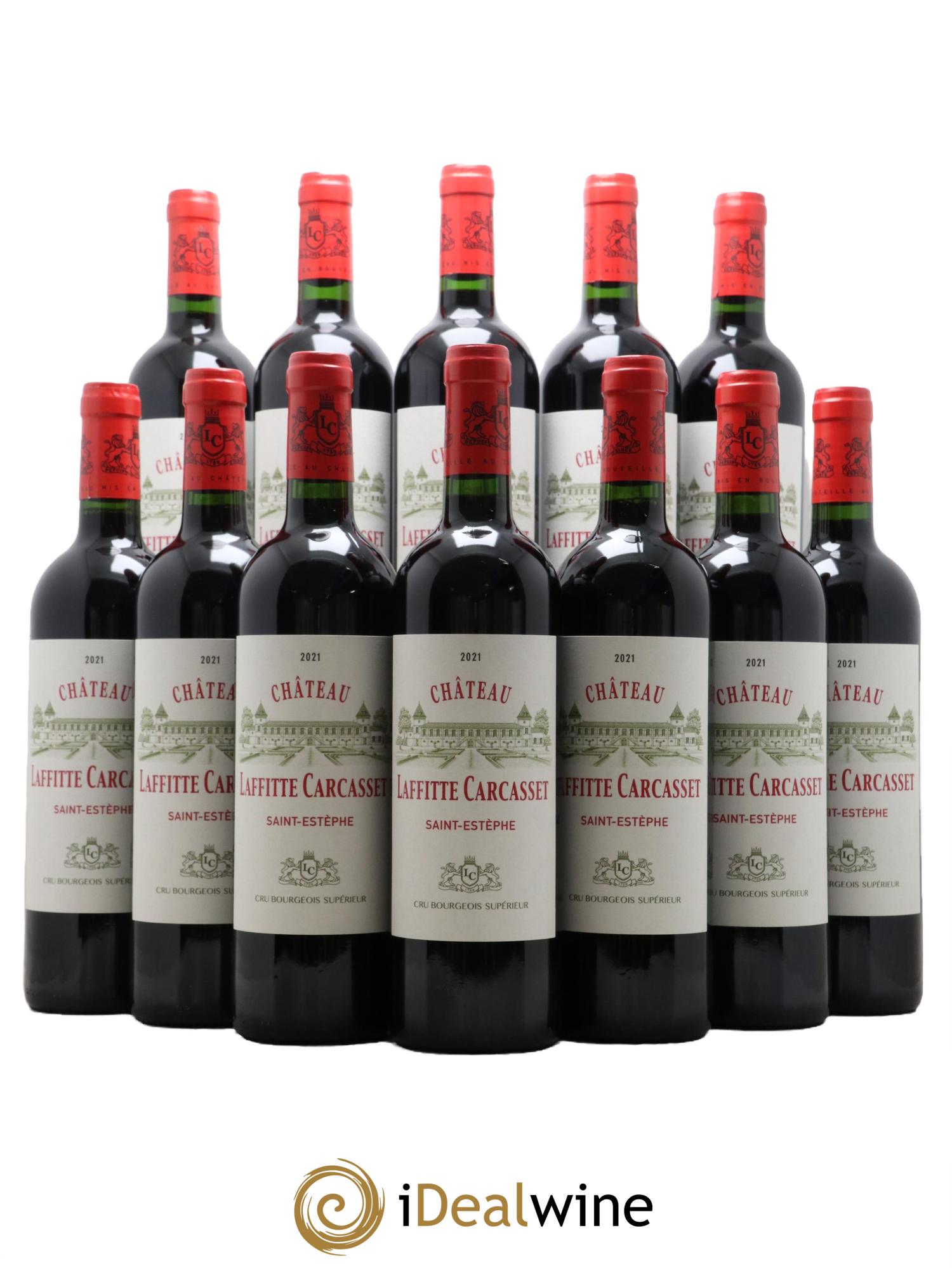 Château Laffitte Carcasset  Cru Bourgeois 2021 - Posten von 12 Flaschen - 0