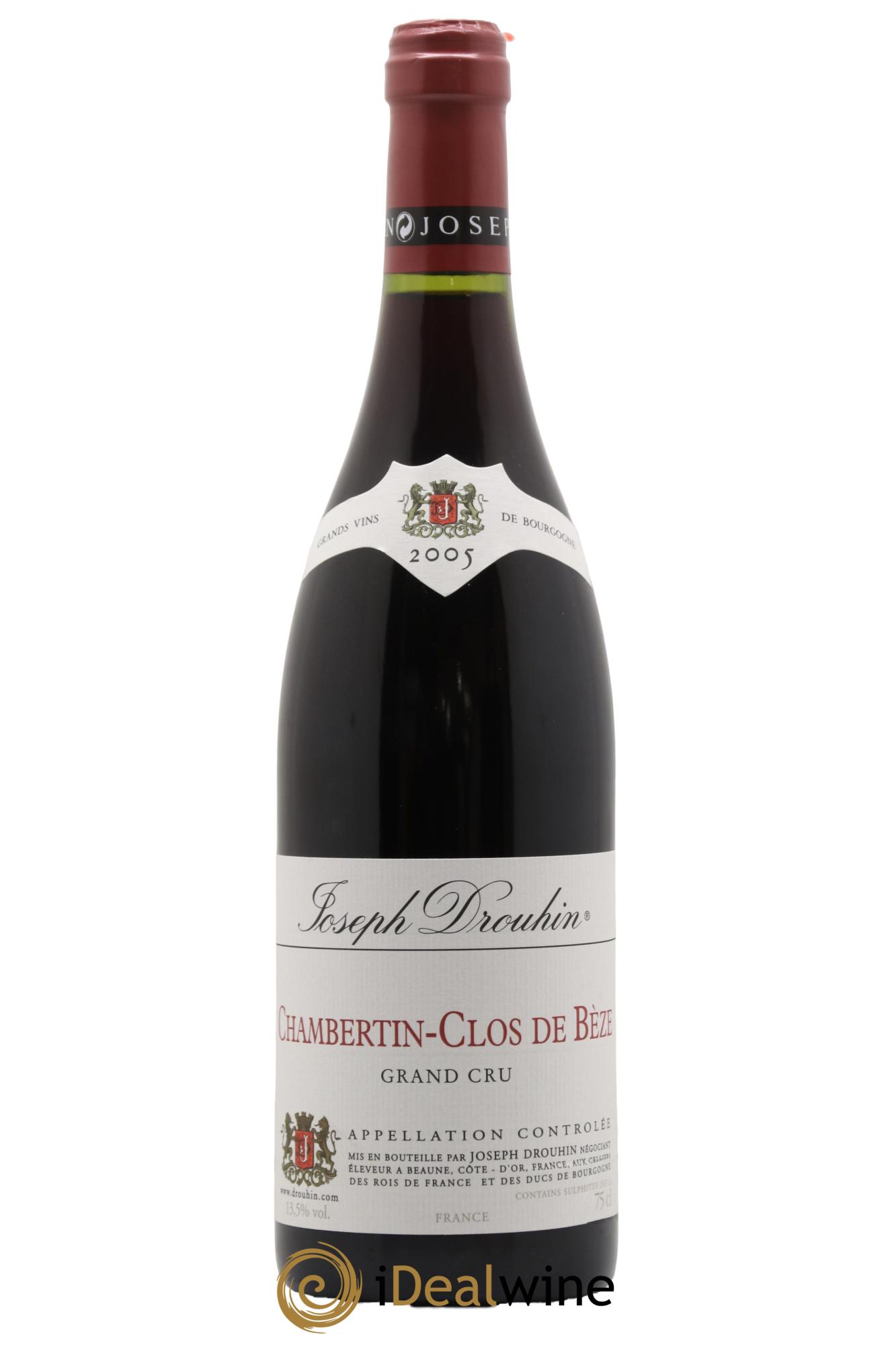 Chambertin Clos de Bèze Grand Cru Joseph Drouhin  2005 - Posten von 1 Flasche - 0