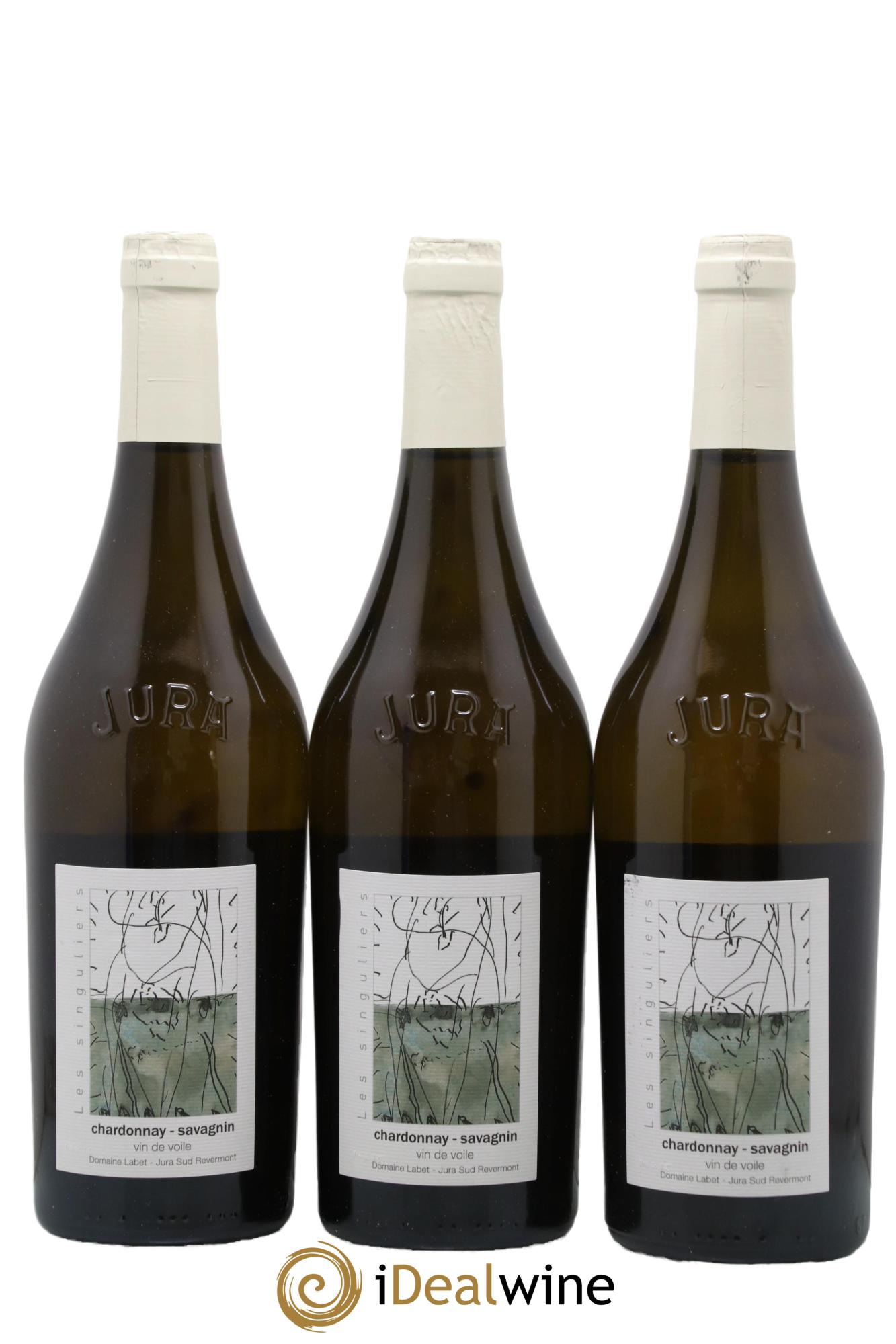 Côtes du Jura Vin de Voile Chardonnay-Savagnin cuvée de garde Romain - Julien  - Charline Labet 2019 - Lotto di 3 bottiglie - 0