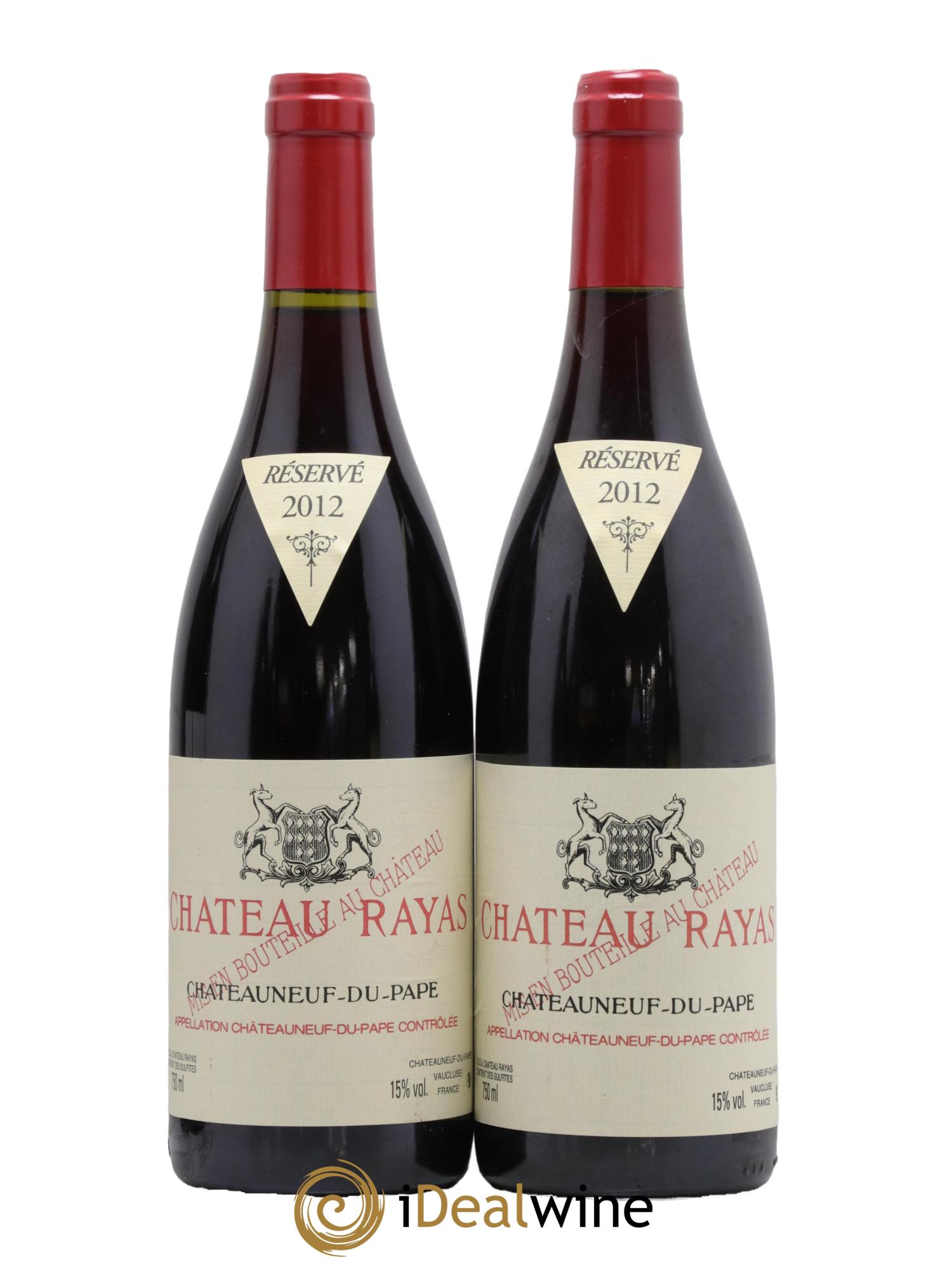 Châteauneuf-du-Pape Château Rayas Emmanuel Reynaud  2012 - Posten von 2 Flaschen - 0