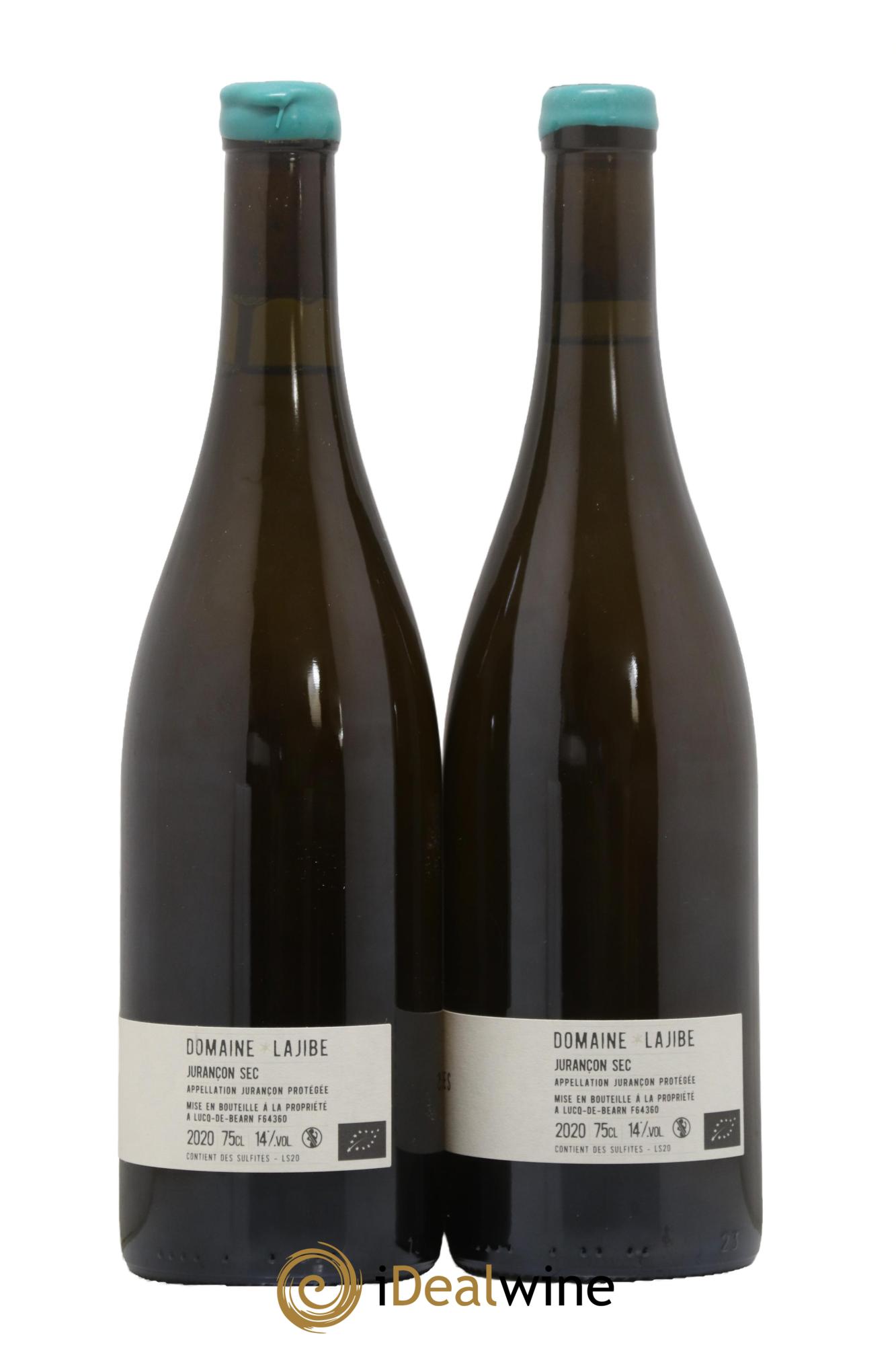 Jurançon Serres-Seques Lajibe 2020 - Lot of 2 bottles - 1