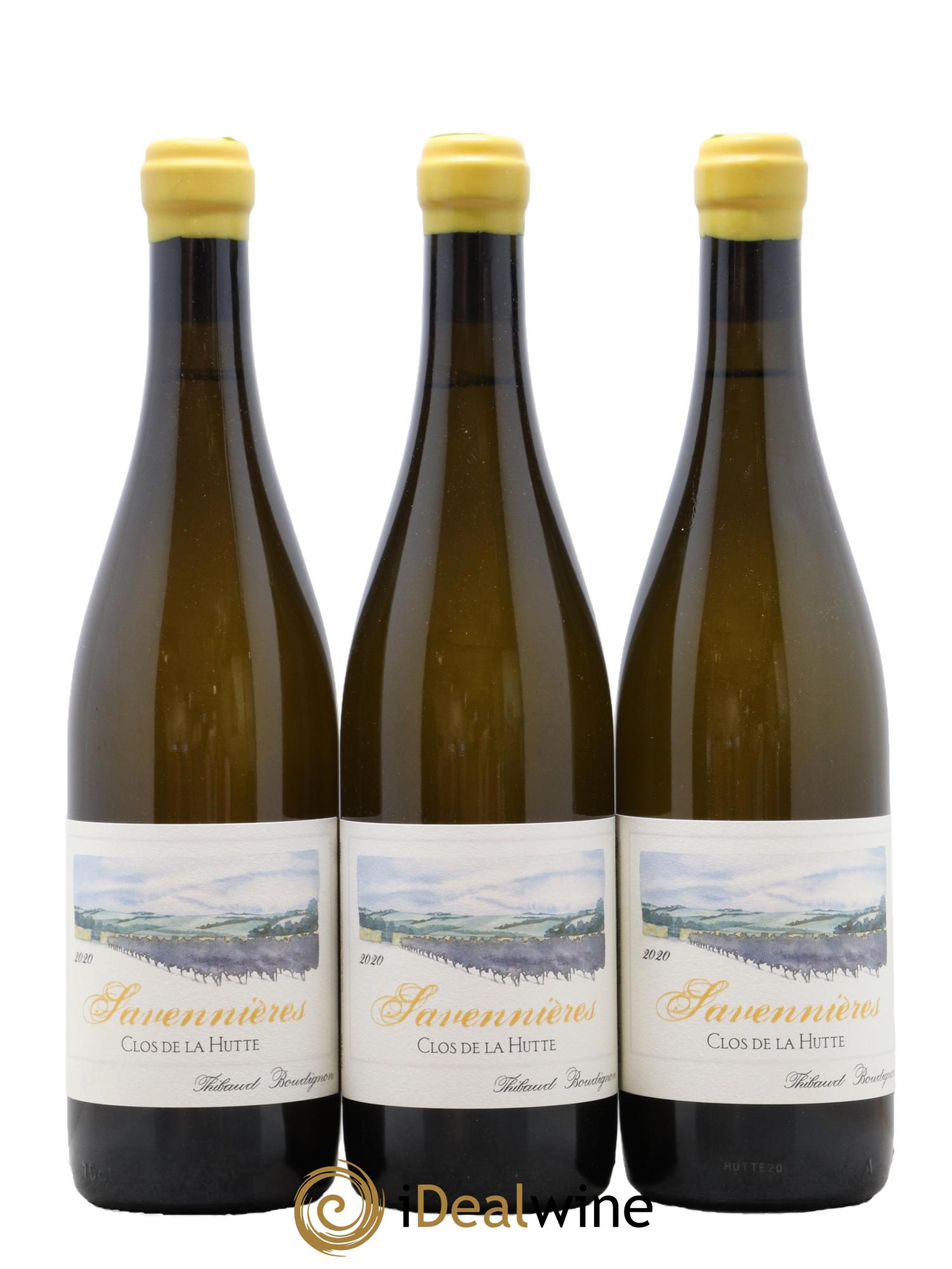 Savennières Clos de la Hutte Thibaud Boudignon 2020 - Posten von 3 Flaschen - 0