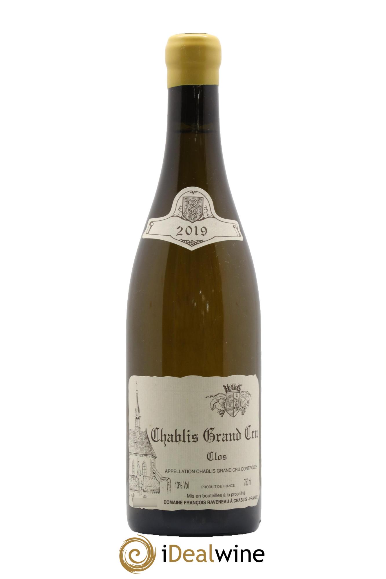 Chablis Grand Cru Clos Raveneau (Domaine) 2019 - Lotto di 1 bottiglia - 0