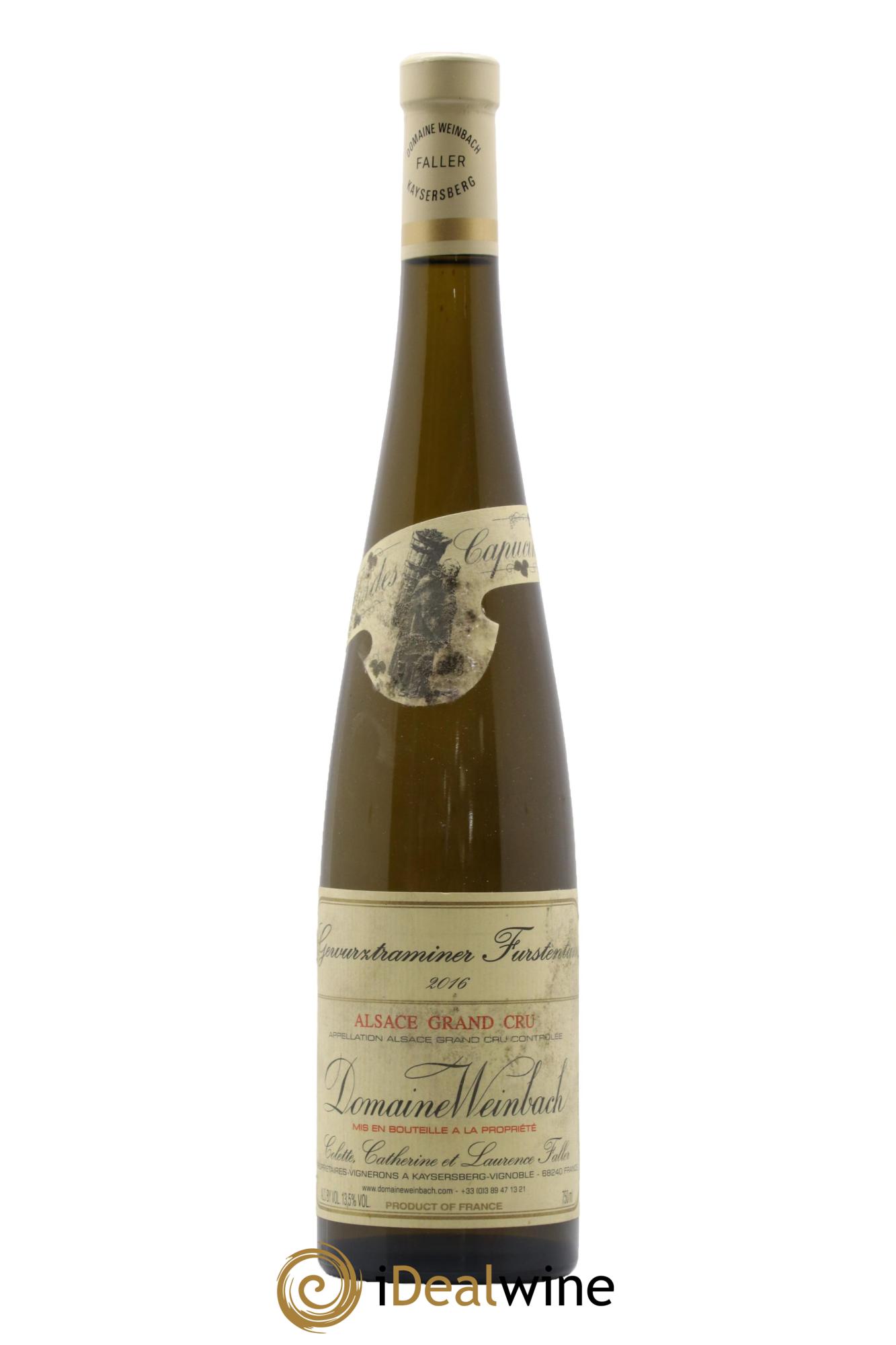 Alsace Grand Cru Gewurztraminer Furstentum Weinbach (Domaine) 2016 - Posten von 1 Flasche - 0