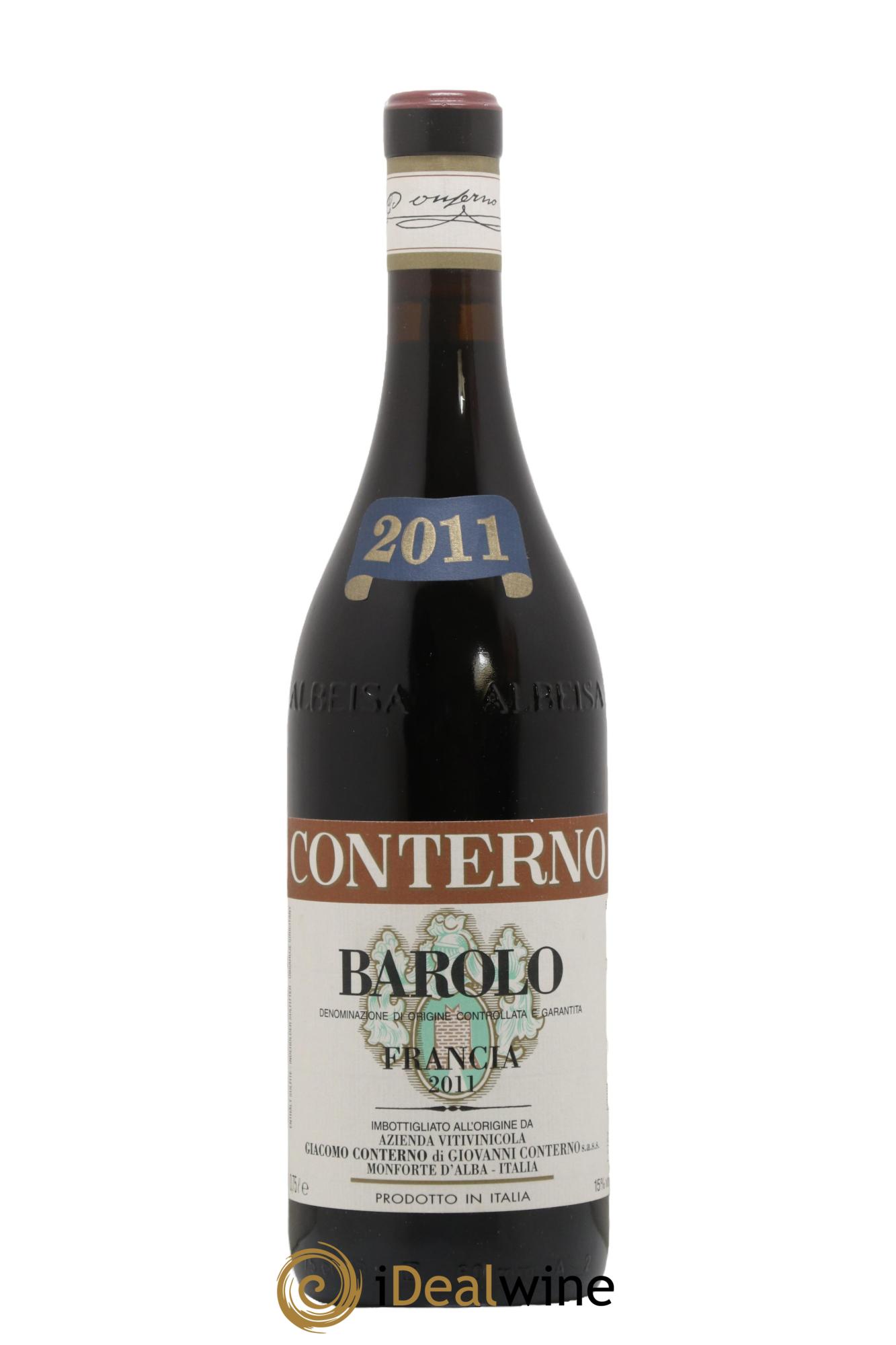 Barolo DOCG Vigna Francia Giacomo Conterno 2011 - Posten von 1 Flasche - 0