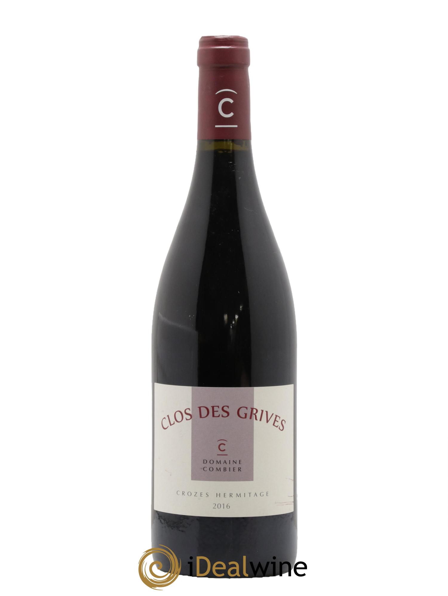 Crozes-Hermitage Clos des Grives Combier 2016 - Lot de 1 bouteille - 0