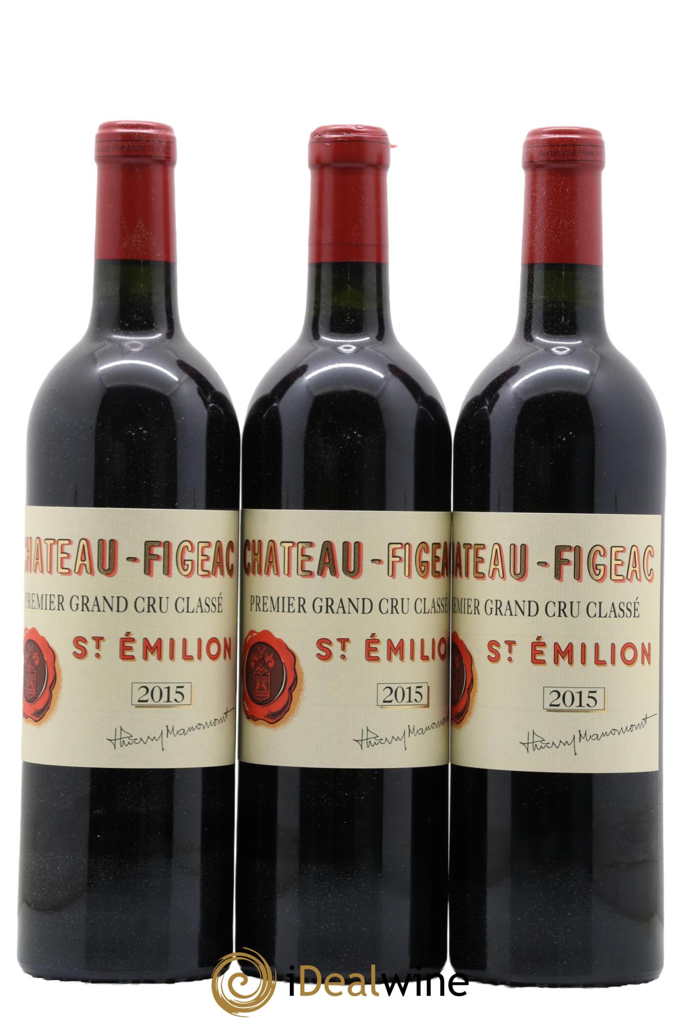 Château Figeac 1er Grand Cru Classé A 2015 - Lot de 6 bouteilles - 1