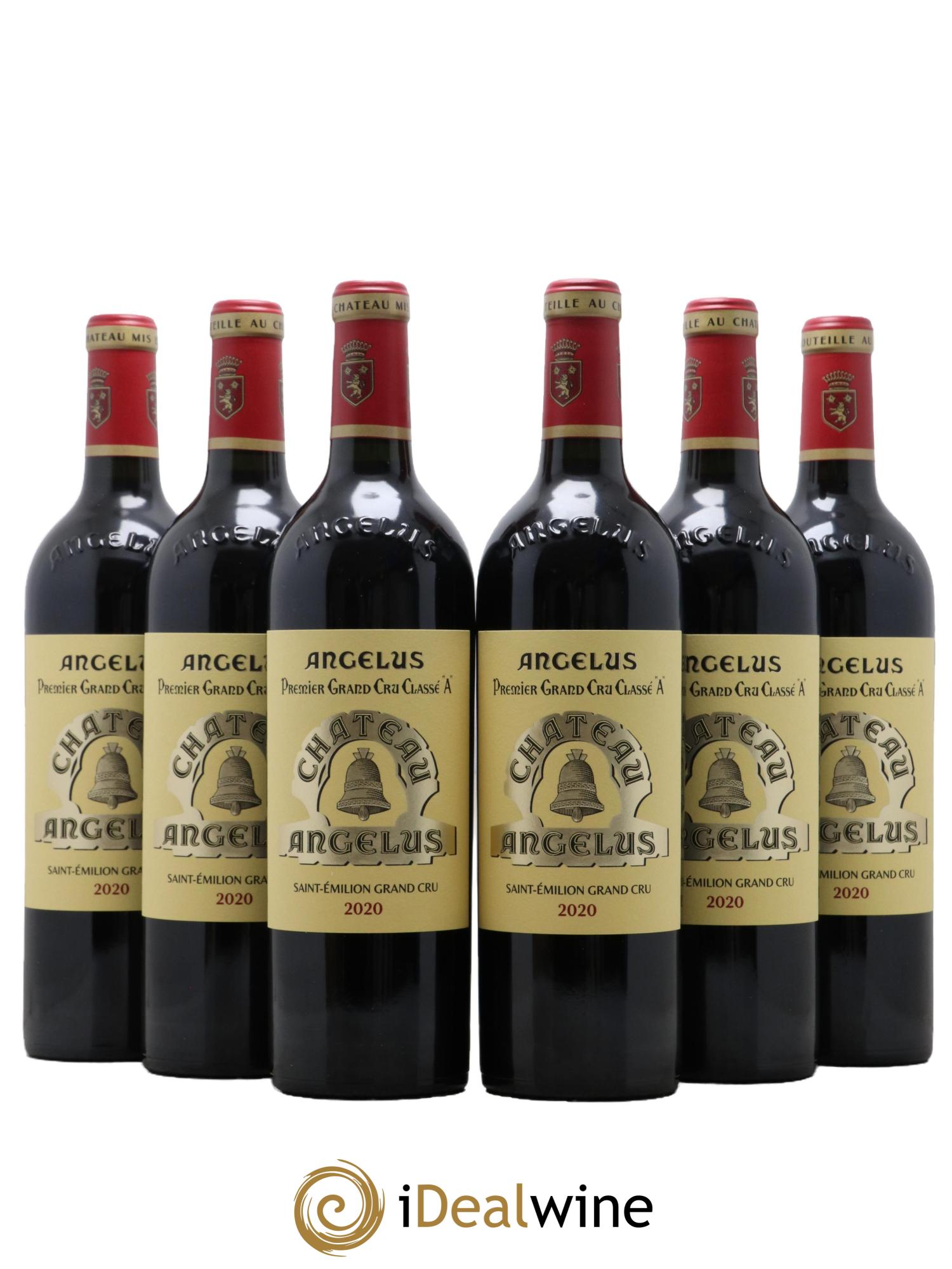 Château Angélus 1er Grand Cru Classé A 2020 - Lot de 6 bouteilles - 0