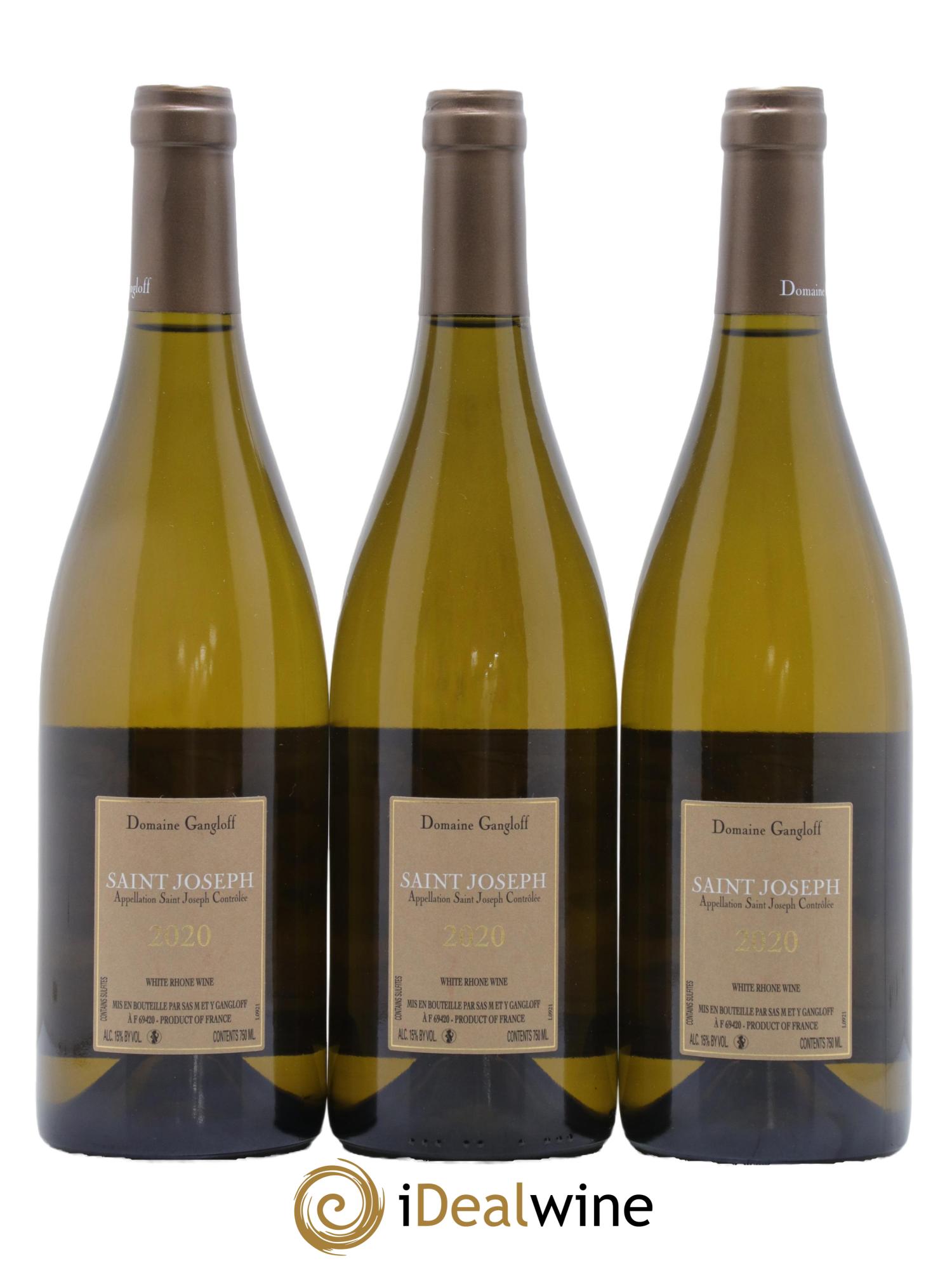 Saint-Joseph Gangloff (Domaine) 2020 - Lot de 3 bouteilles - 1