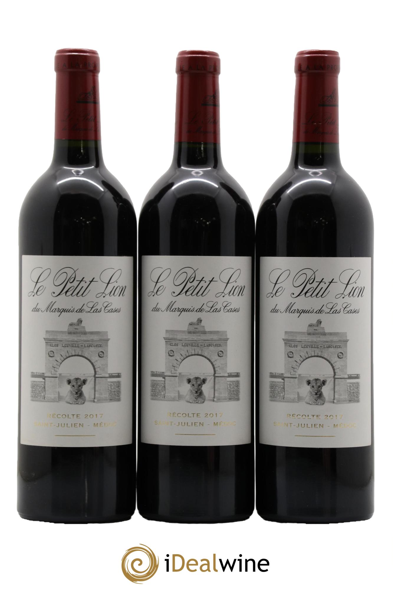 Le Petit Lion du Marquis de Las Cases Second Vin 2017 - Posten von 3 Flaschen - 0