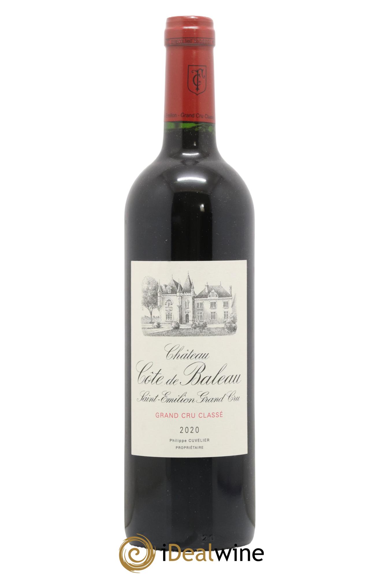 Château Côte de Baleau Grand Cru Classé  2020 - Lotto di 1 bottiglia - 0