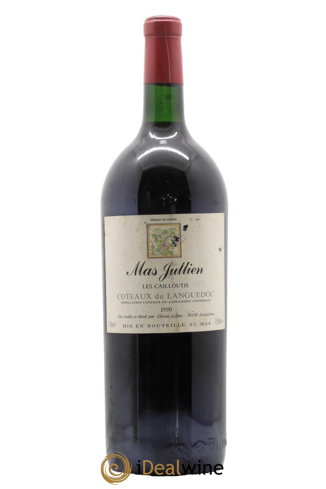 Coteaux du Languedoc Mas Jullien Les Cailloutis Olivier Jullien  1990 - Lotto di 1 magnum - 0