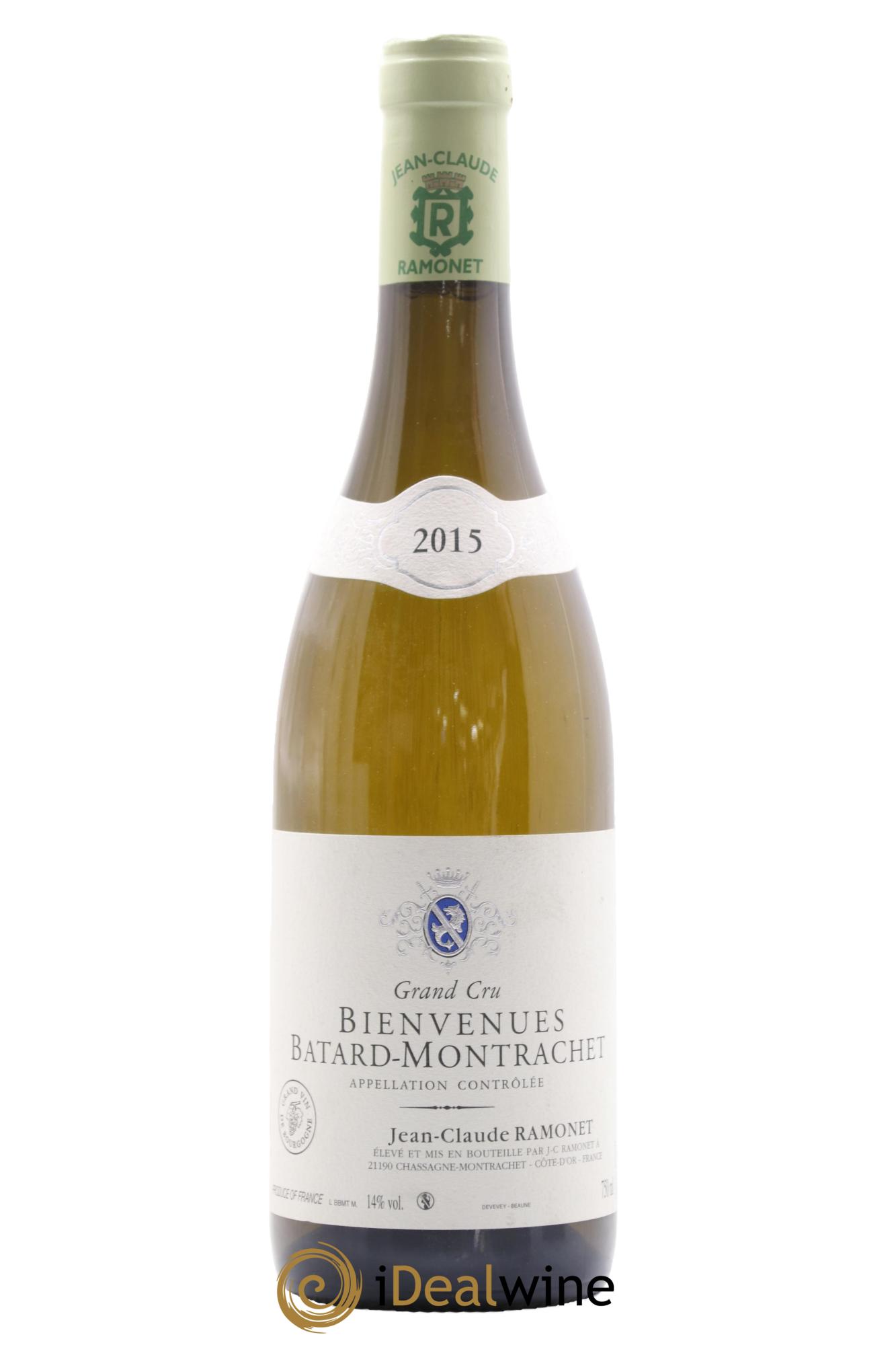 Bienvenues-Bâtard-Montrachet Grand Cru Ramonet (Domaine)  2015 - Posten von 1 Flasche - 0