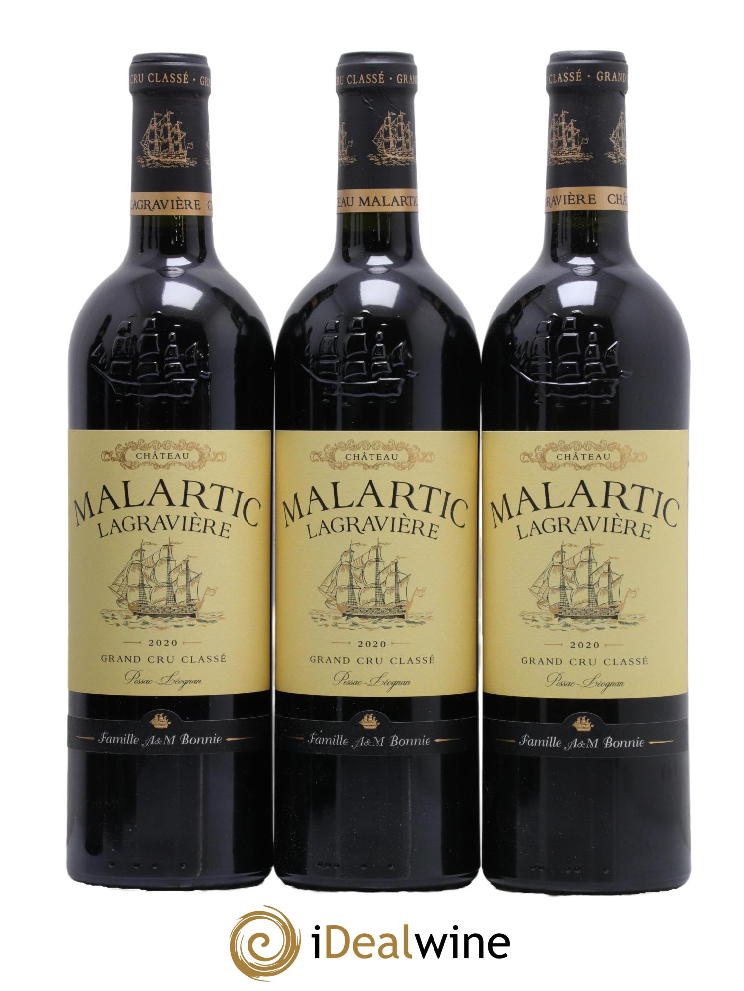 Château Malartic-Lagravière Cru Classé de Graves  2020 - Lot of 6 bottles - 1