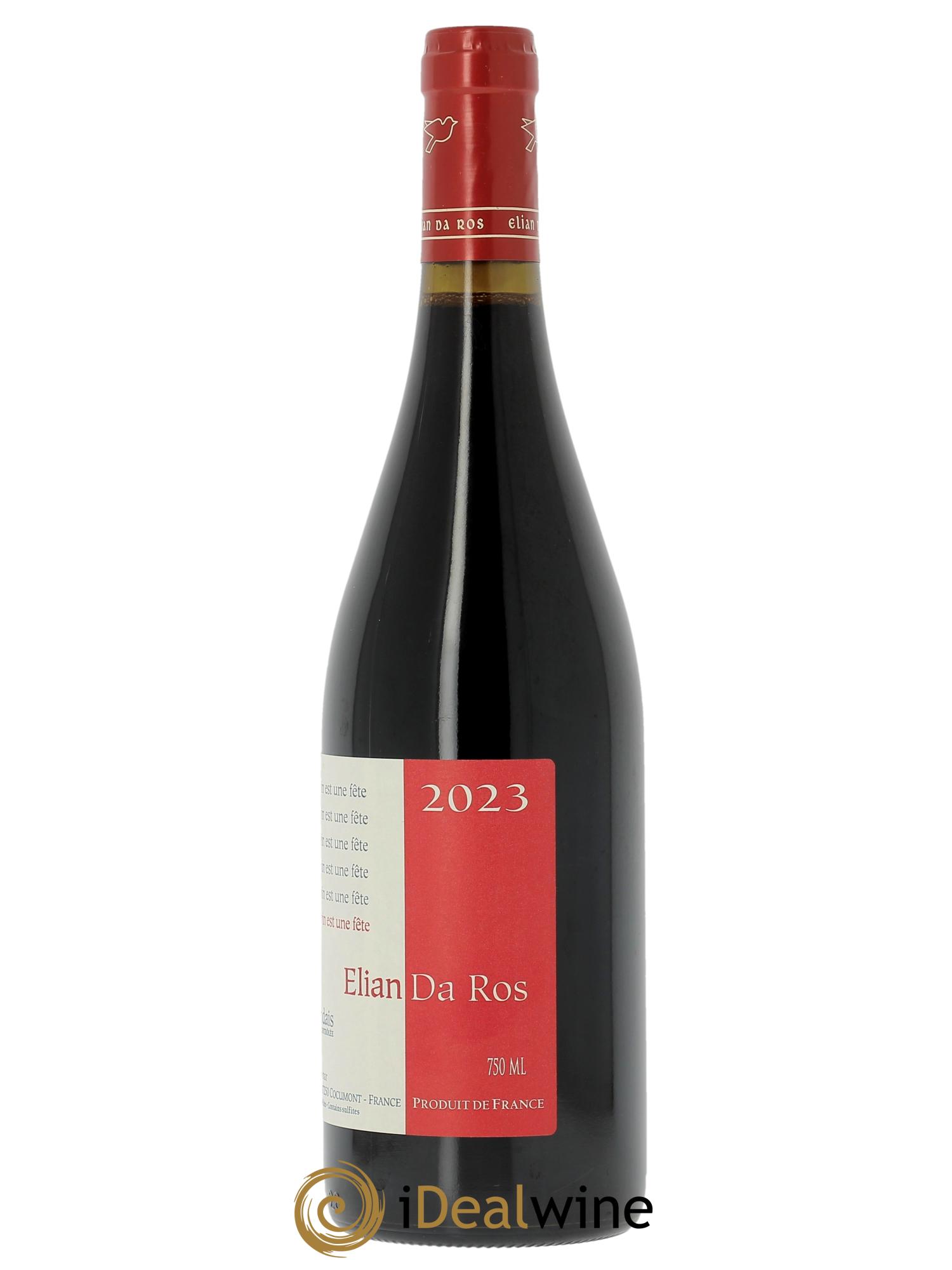 Côtes du Marmandais Le vin est une fête Elian Da Ros (Domaine)  2023 - Lot de 1 bouteille - 1