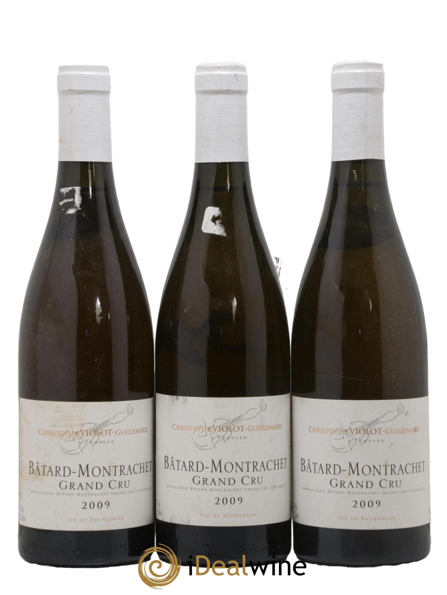 Bâtard-Montrachet Grand Cru Domaine Violot-Guillemard 2009 - Lot de 3 bouteilles - 0