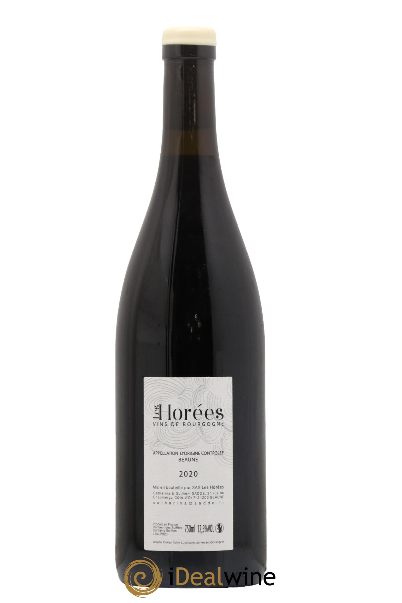 Beaune Les Prévolles Les Horées  2020 - Lot of 1 bottle - 1