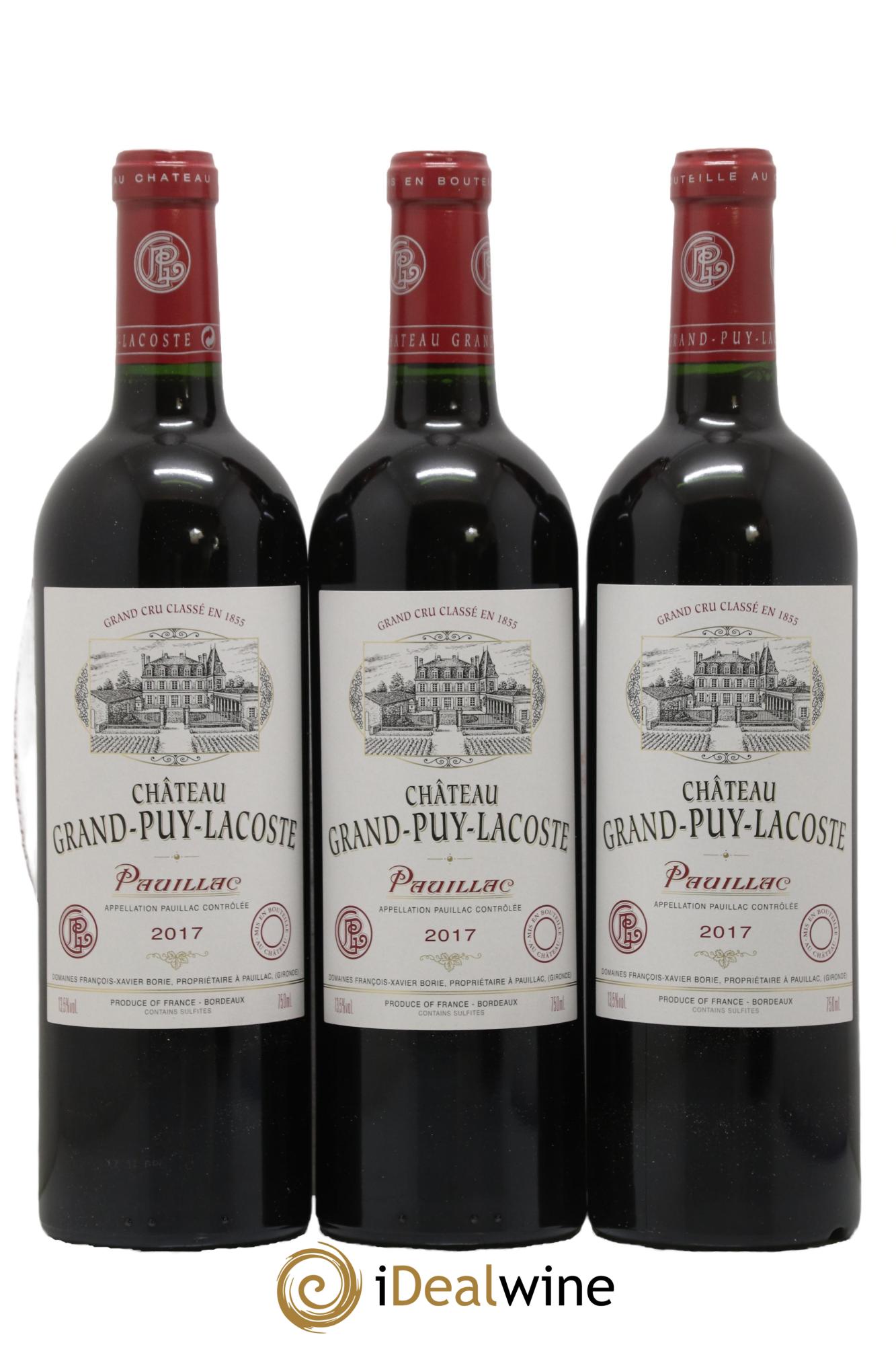 Château Grand Puy Lacoste 5ème Grand Cru Classé  2017 - Lot of 6 bottles - 2