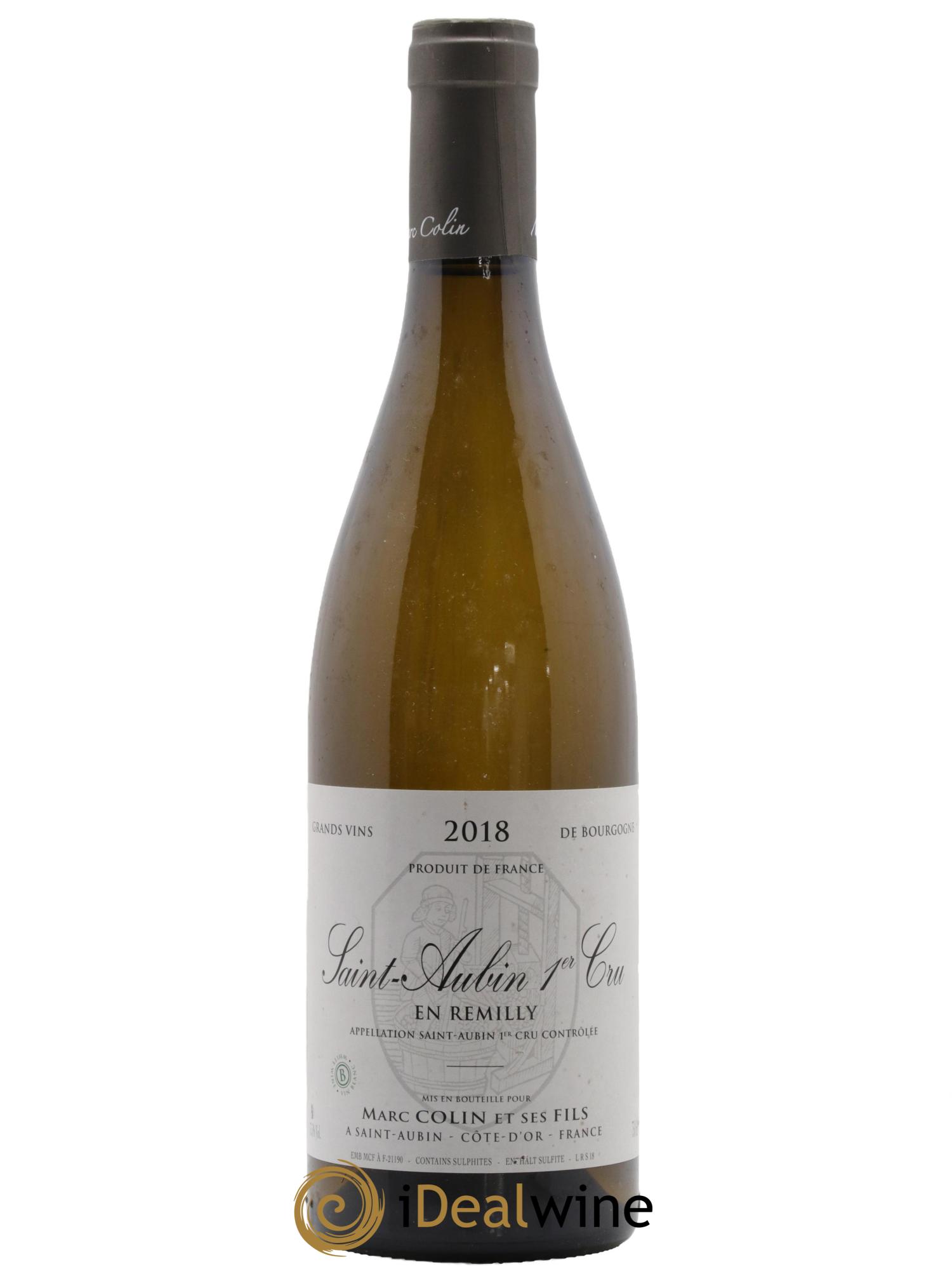 Saint-Aubin 1er Cru En Rémilly Marc Colin & Fils 2018 - Posten von 1 Flasche - 0