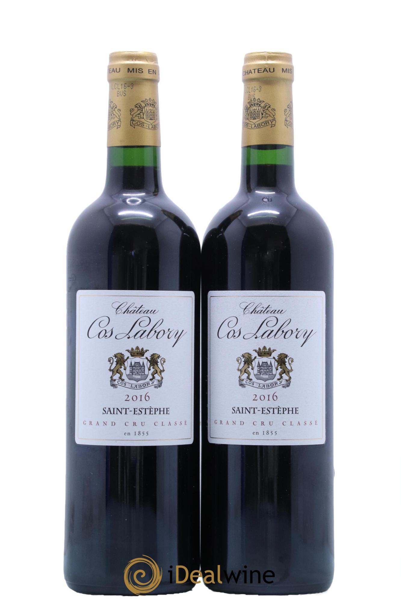 Château Cos Labory 5ème Grand Cru Classé 2016 - Posten von 2 Flaschen - 0