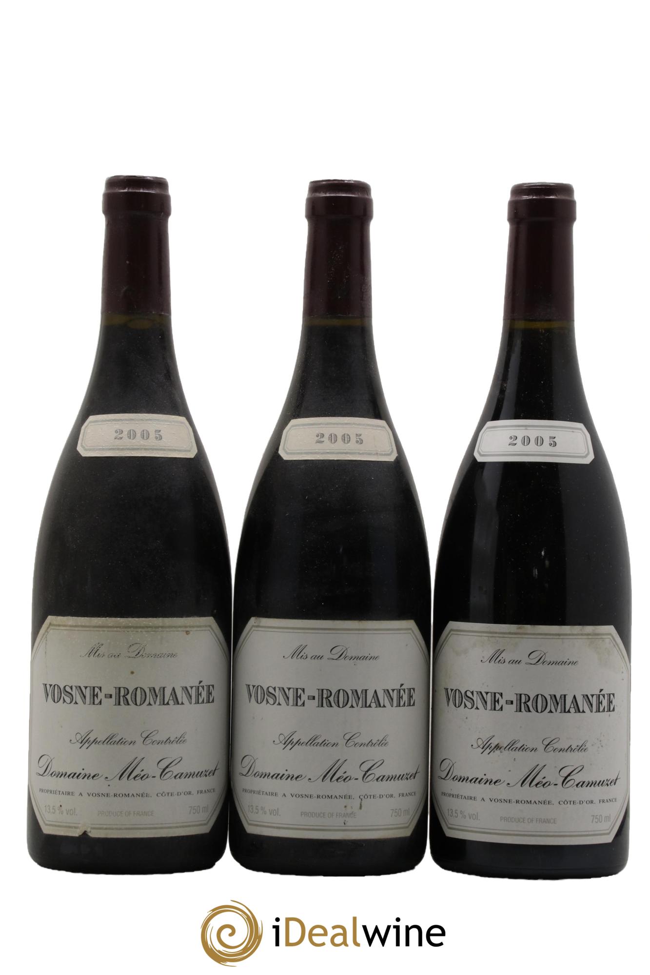 Vosne-Romanée Méo-Camuzet (Domaine) 2005 - Lot de 3 bouteilles - 0