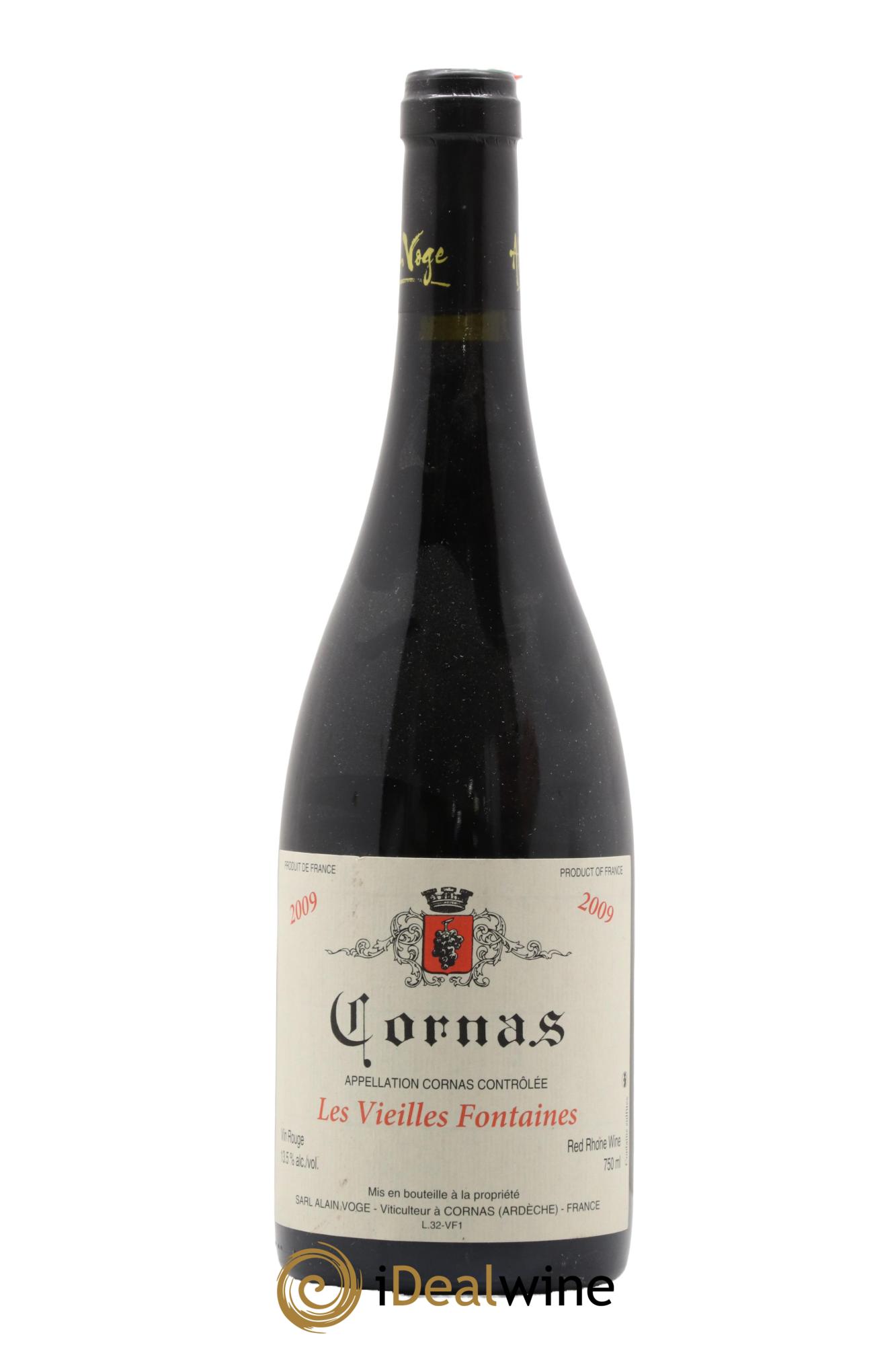 Cornas Les Vieilles Fontaines Alain Voge (Domaine) 2009 - Lotto di 1 bottiglia - 0