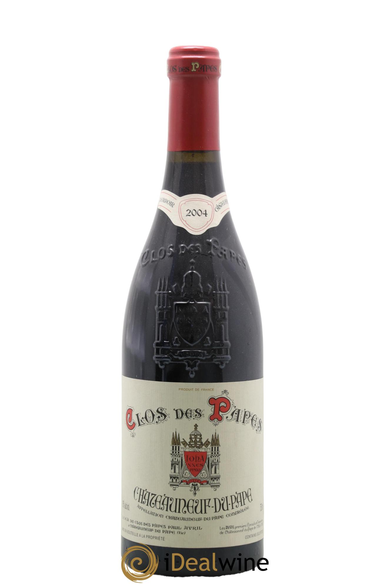 Châteauneuf-du-Pape Clos des Papes - Paul Avril 2004 - Lot de 1 bouteille - 0