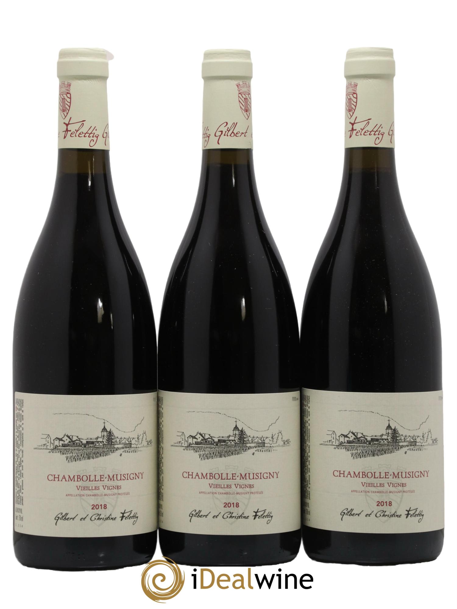 Chambolle-Musigny Vieilles Vignes Felettig (Domaine) 2018 - Lot de 3 bouteilles - 0