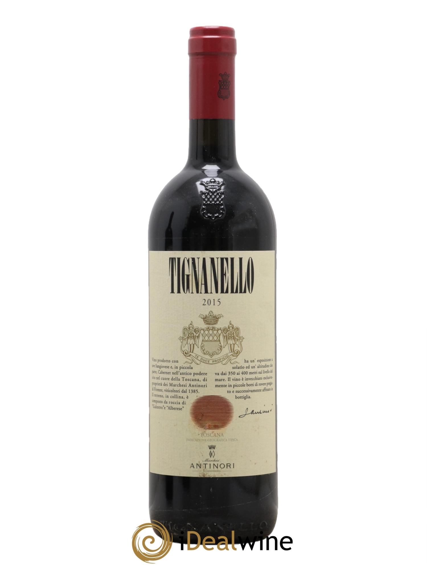 Toscana IGT Tignanello Tenuta Tignanello - Antinori 2015 - Lotto di 1 bottiglia - 0