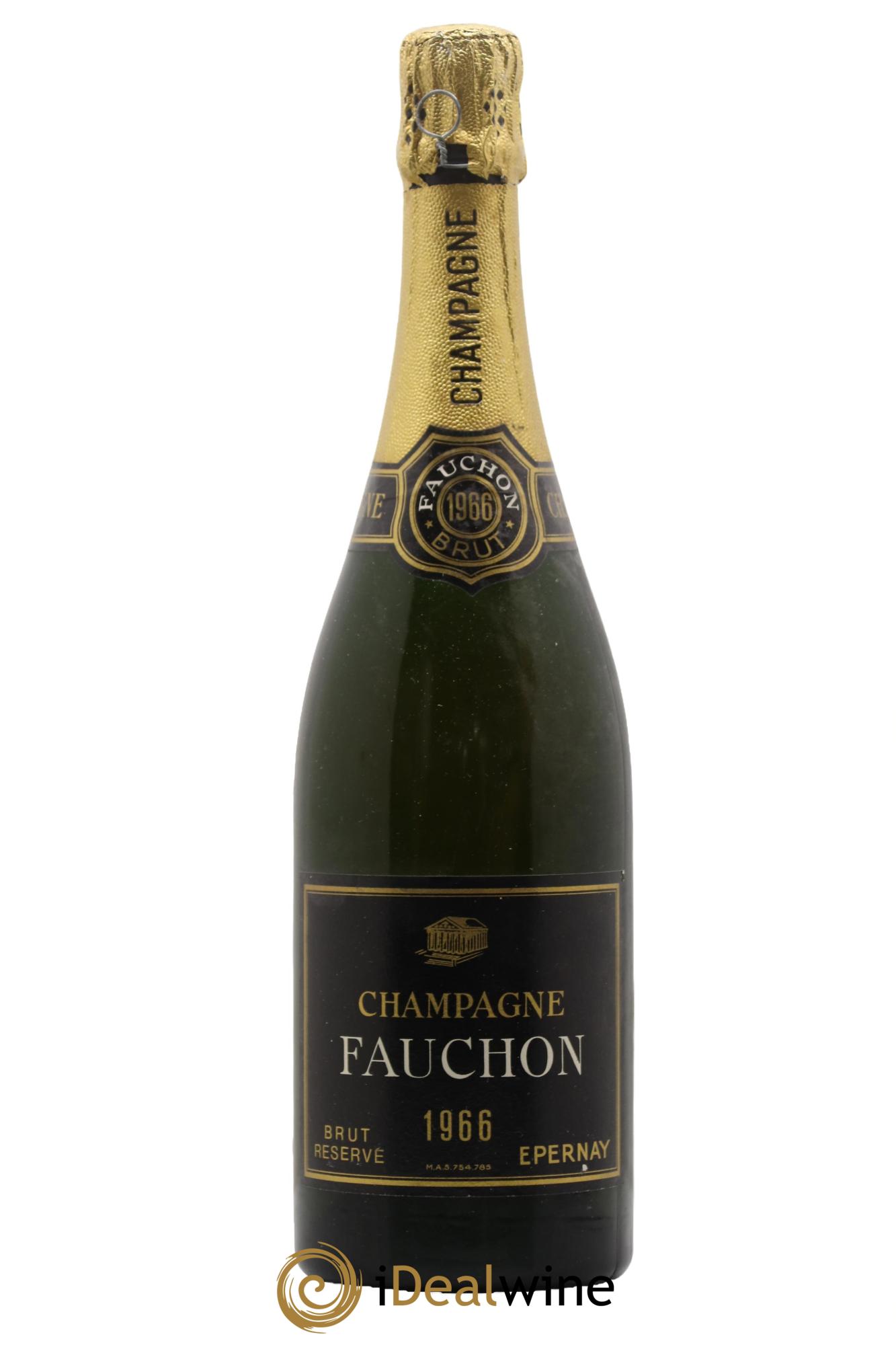 Champagne Brut Fauchon 1966 - Lot de 1 bouteille - 0