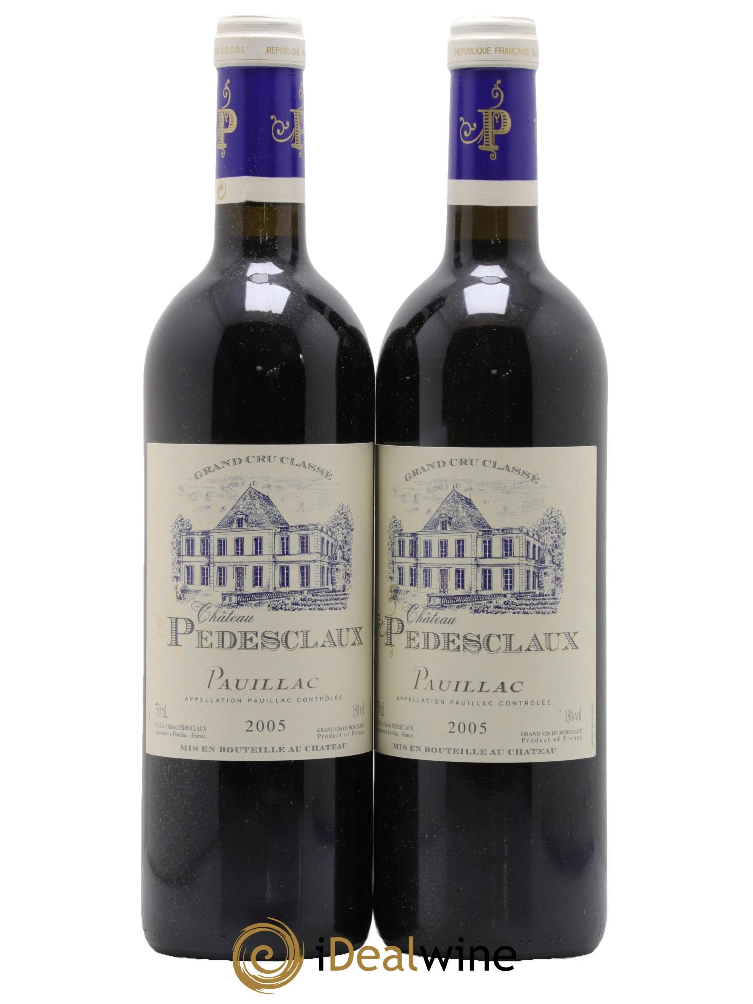 Château Pedesclaux 5ème Grand Cru Classé 2005 - Lot de 2 bouteilles - 0