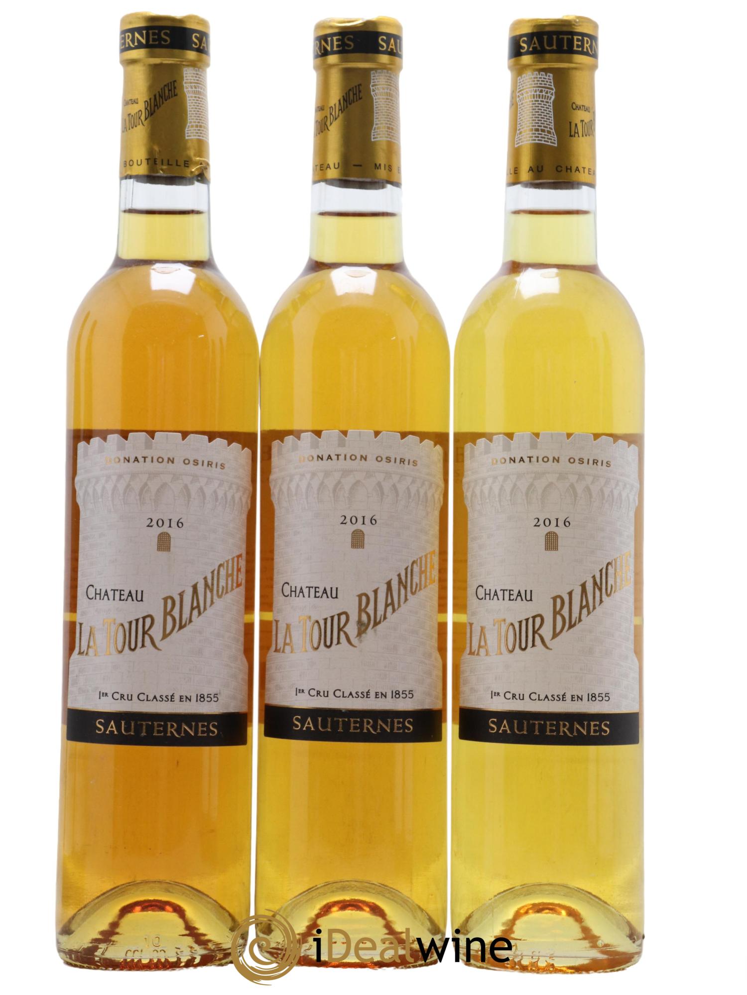 Château la Tour Blanche 1er Grand Cru Classé  2016 - Lotto di 3 formati 50cl - 0