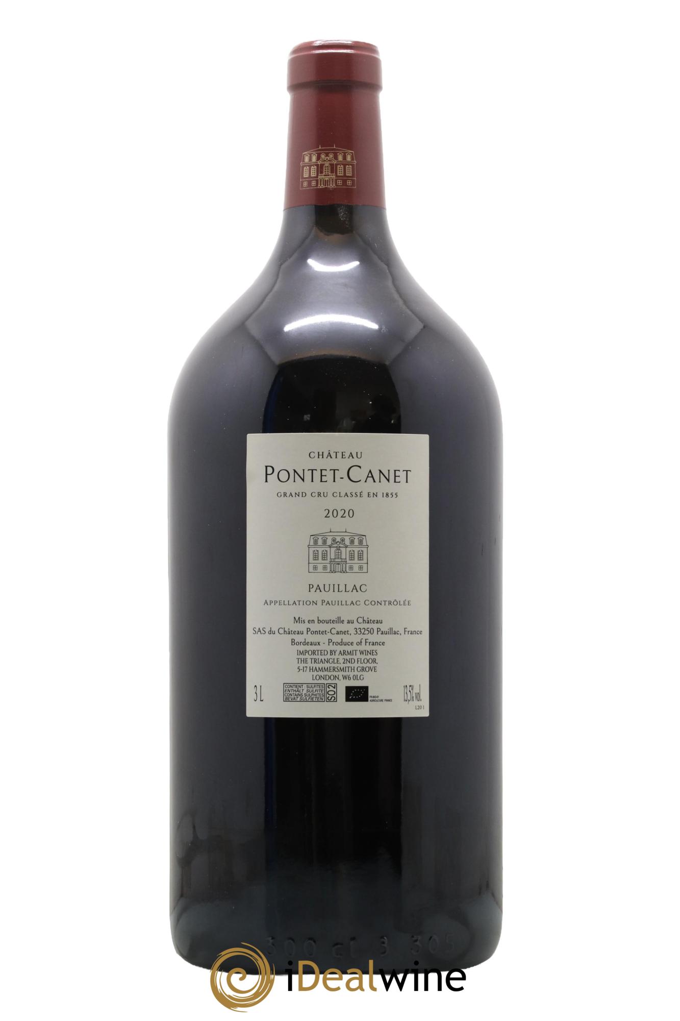 Château Pontet Canet 5ème Grand Cru Classé 2020 - Lot of 1 double magnum - 1