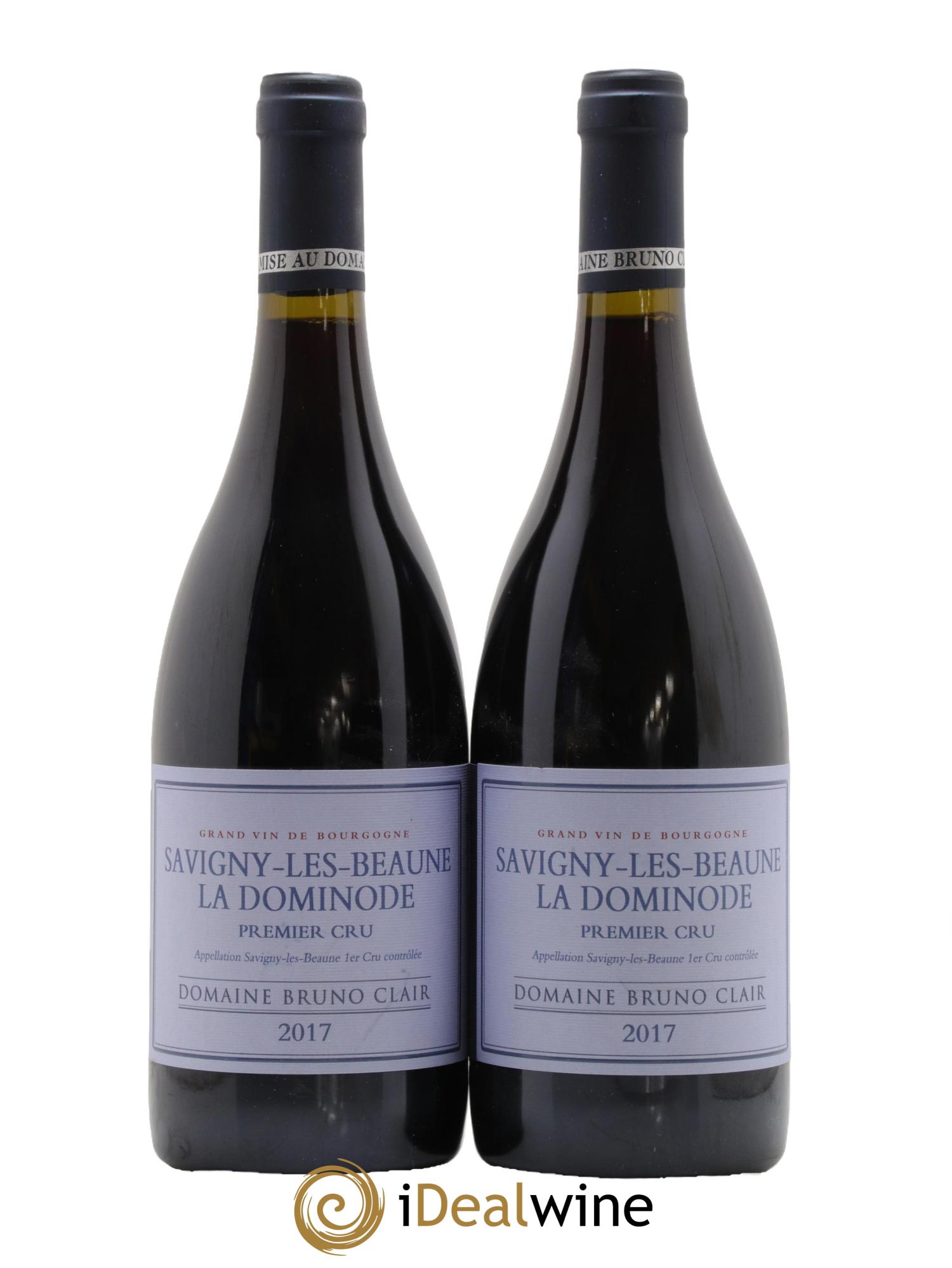 Savigny-lès-Beaune 1er Cru La Dominode Bruno Clair (Domaine) 2017 - Lot de 2 bouteilles - 0