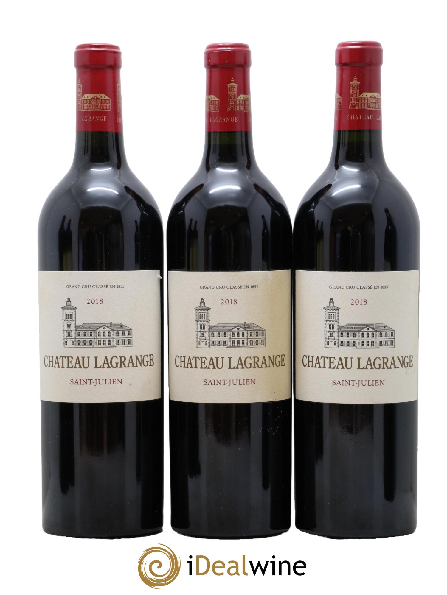 Château Lagrange 3ème Grand Cru Classé 2018 - Lotto di 3 bottiglie - 0