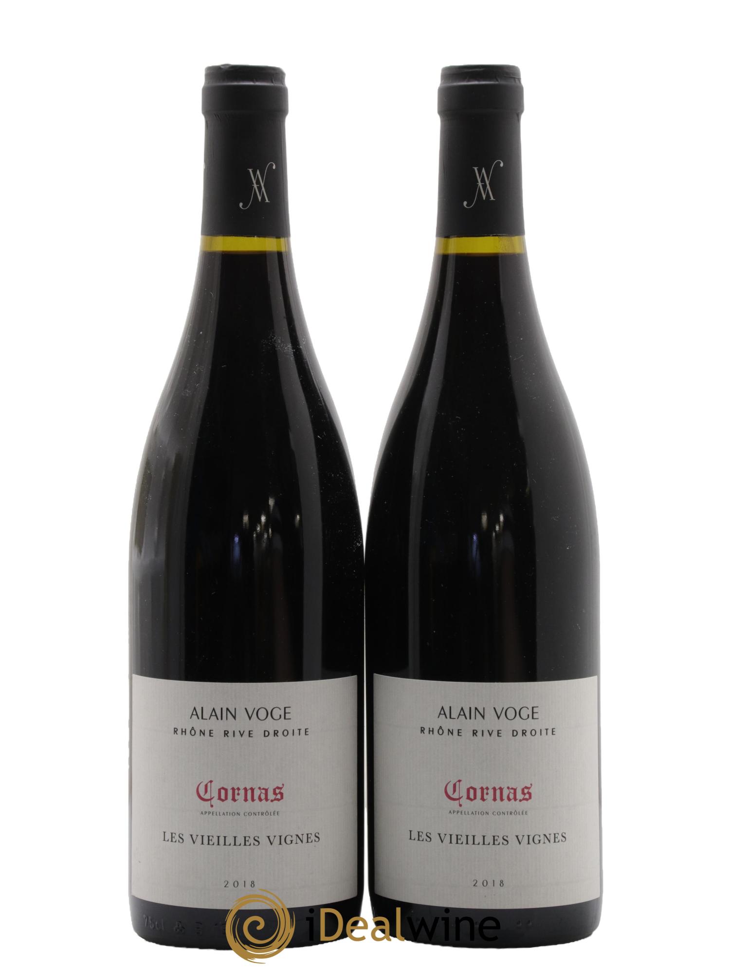 Cornas Les Vieilles Vignes Alain Voge (Domaine) 2018 - Lotto di 2 bottiglie - 0