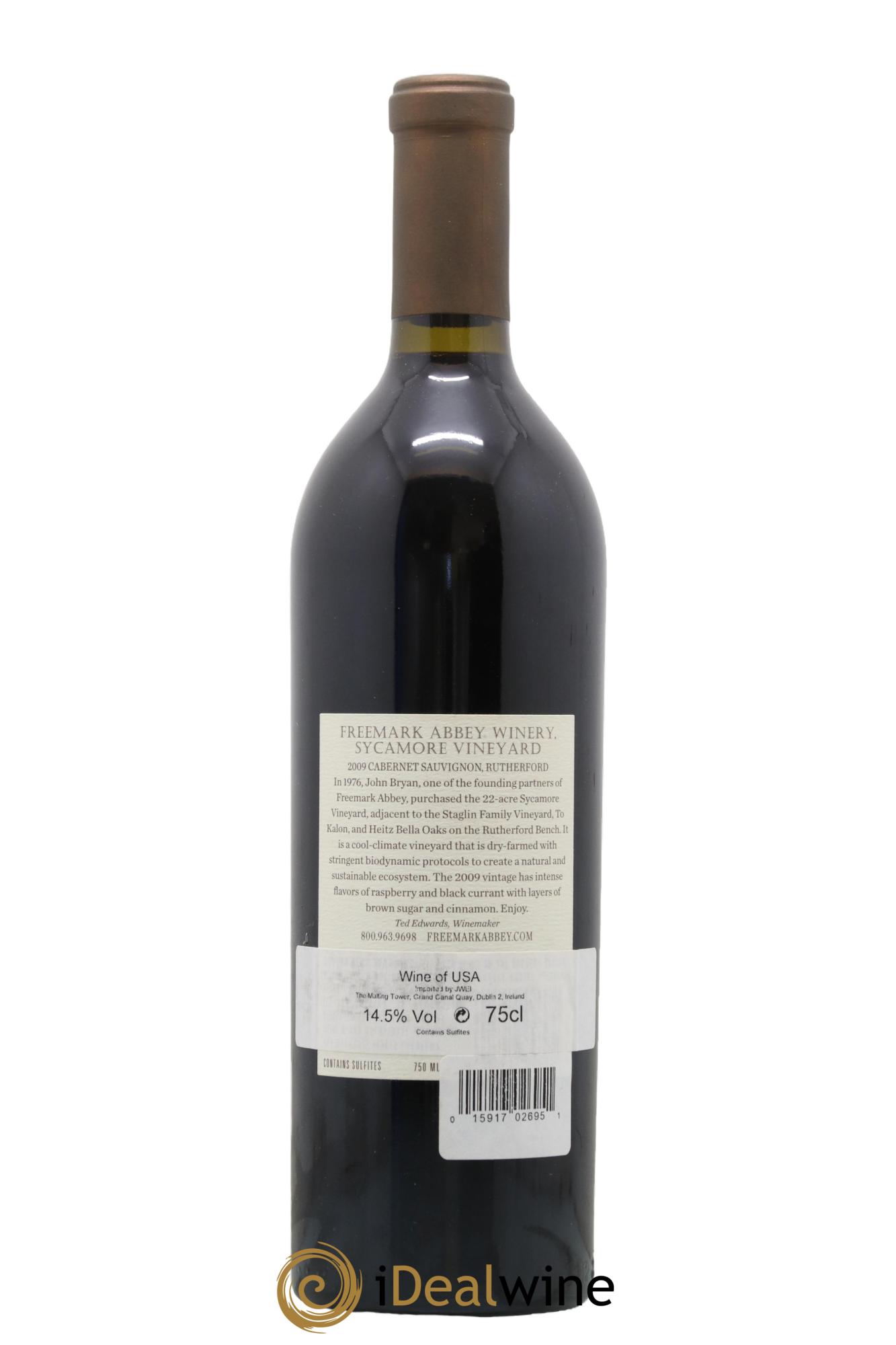 USA Rutherford Napa Valley Cabernet Sauvignon Sycamore Vineyard Freemark Abbey 2009 - Lotto di 1 bottiglia - 1