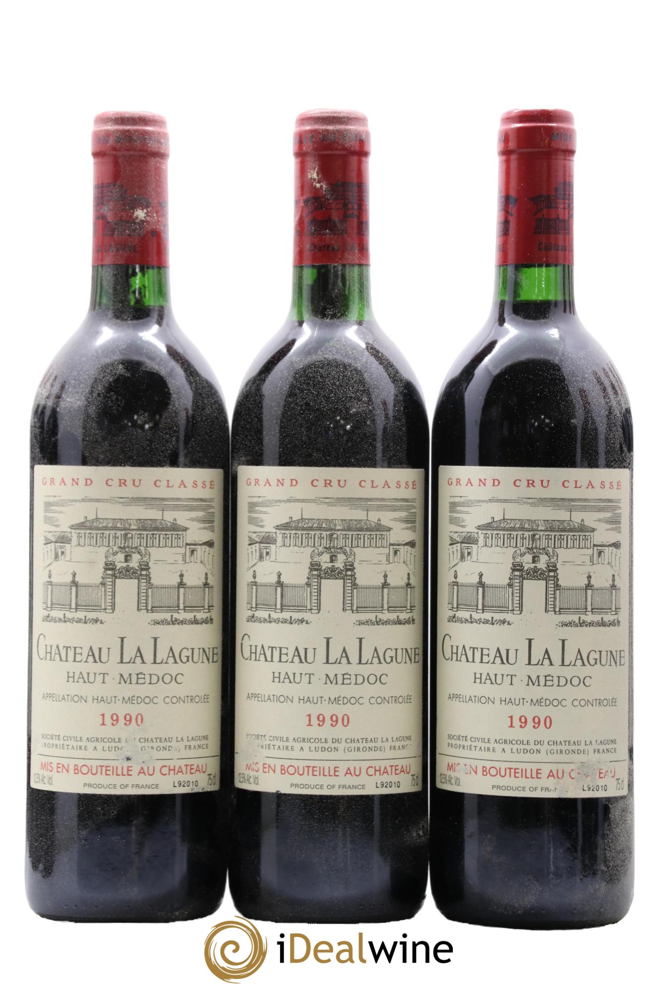 Château la Lagune 3ème Grand Cru Classé 1990 - Posten von 12 Flaschen - 1