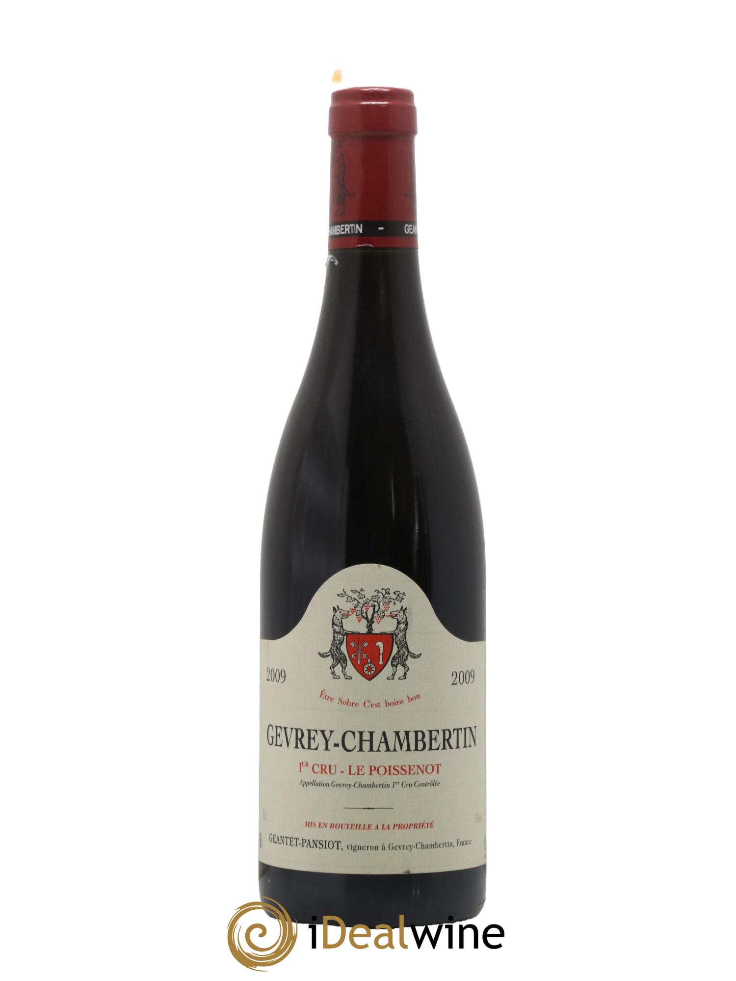 Gevrey-Chambertin 1er Cru Le Poissenot Geantet-Pansiot 2009 - Lot de 1 bouteille - 0