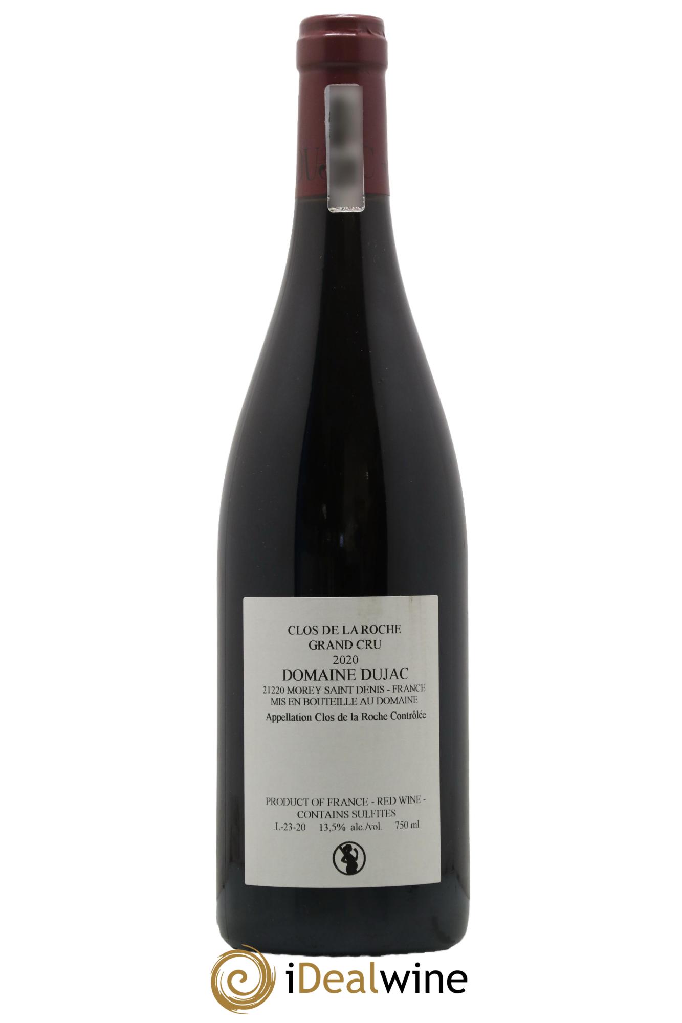 Clos de la Roche Grand Cru Dujac (Domaine)  2020 - Posten von 1 Flasche - 1