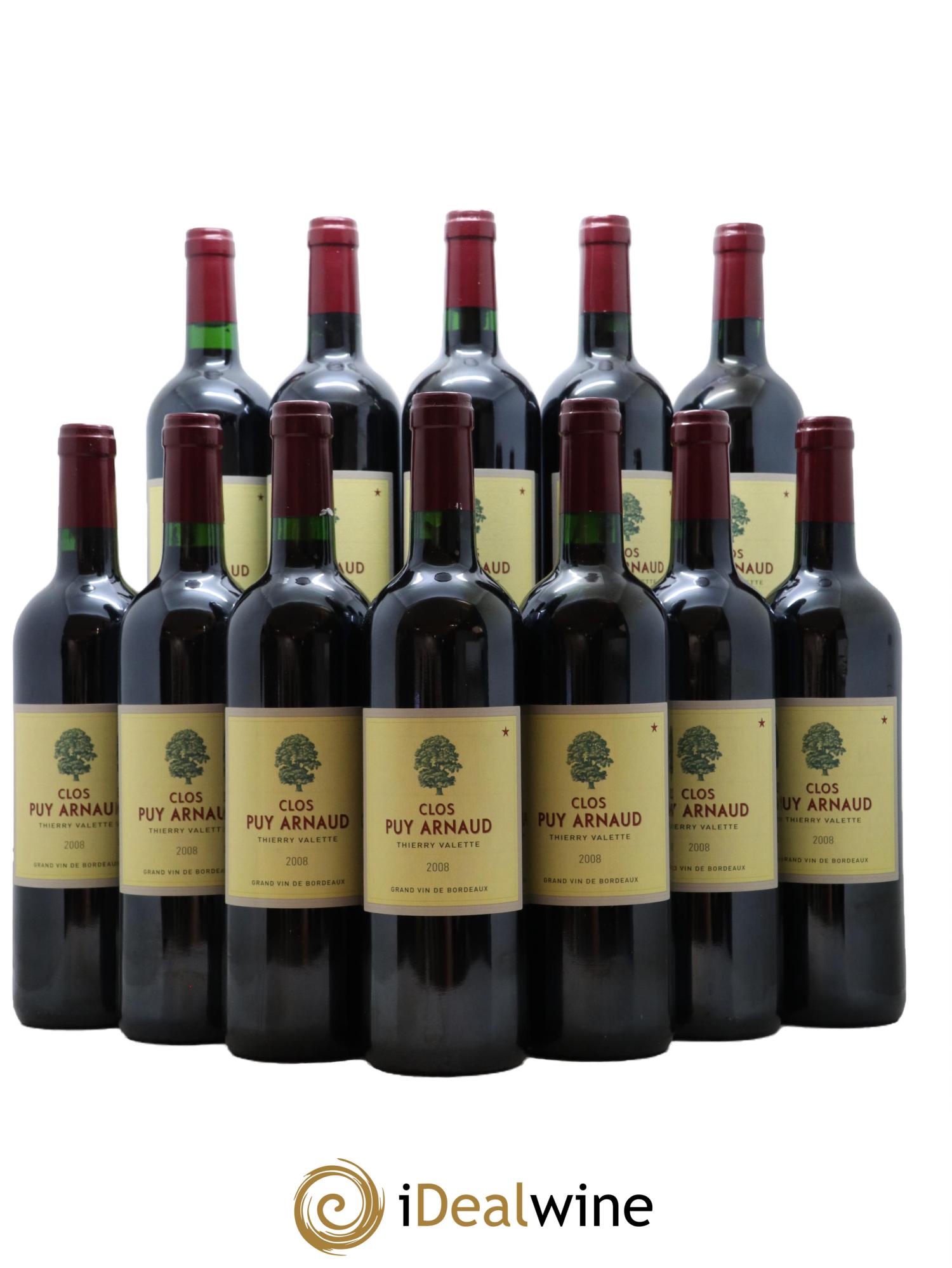 Clos Puy Arnaud 2008 - Lot of 12 bottles - 0