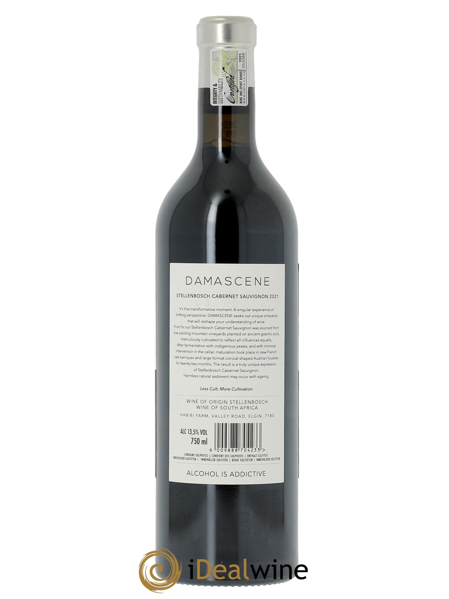 Stellenbosch Damascene Cabernet Sauvignon  2021 - Lot de 1 bouteille - 1