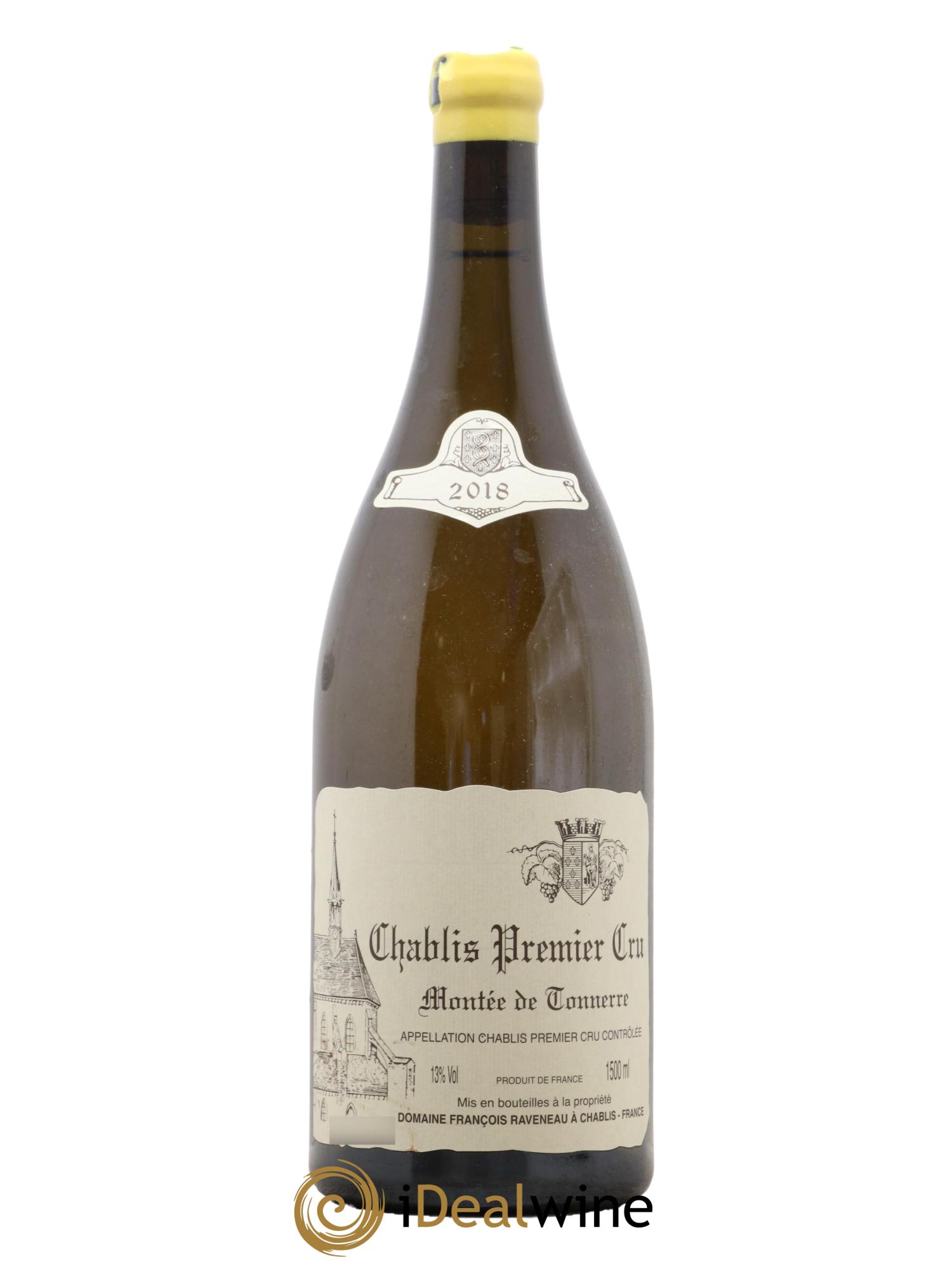 Chablis 1er Cru Montée de Tonnerre Raveneau (Domaine) 2018 - Lot of 1 magnum - 0