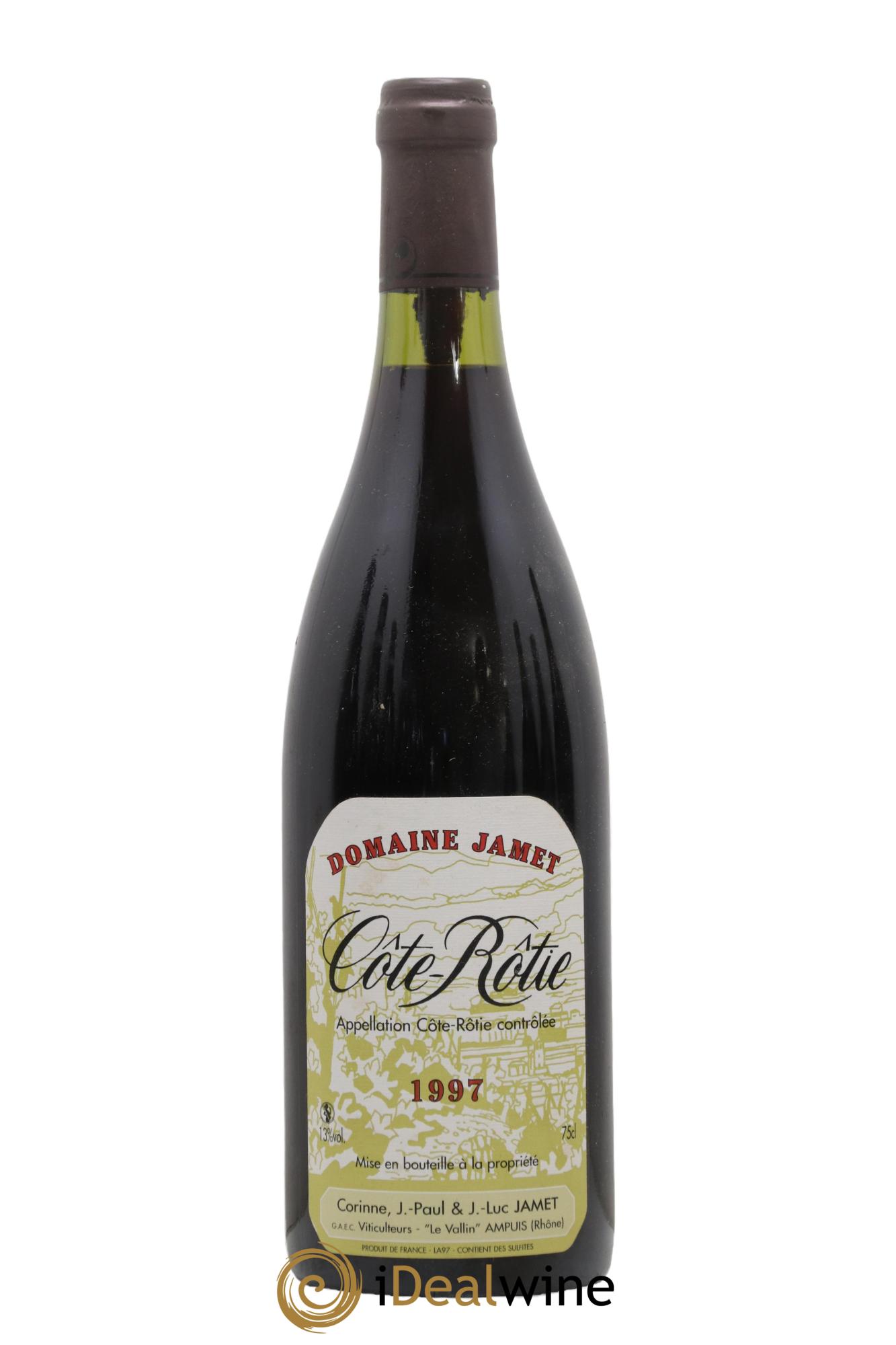 Côte-Rôtie Jamet (Domaine) 1997 - Posten von 1 Flasche - 0