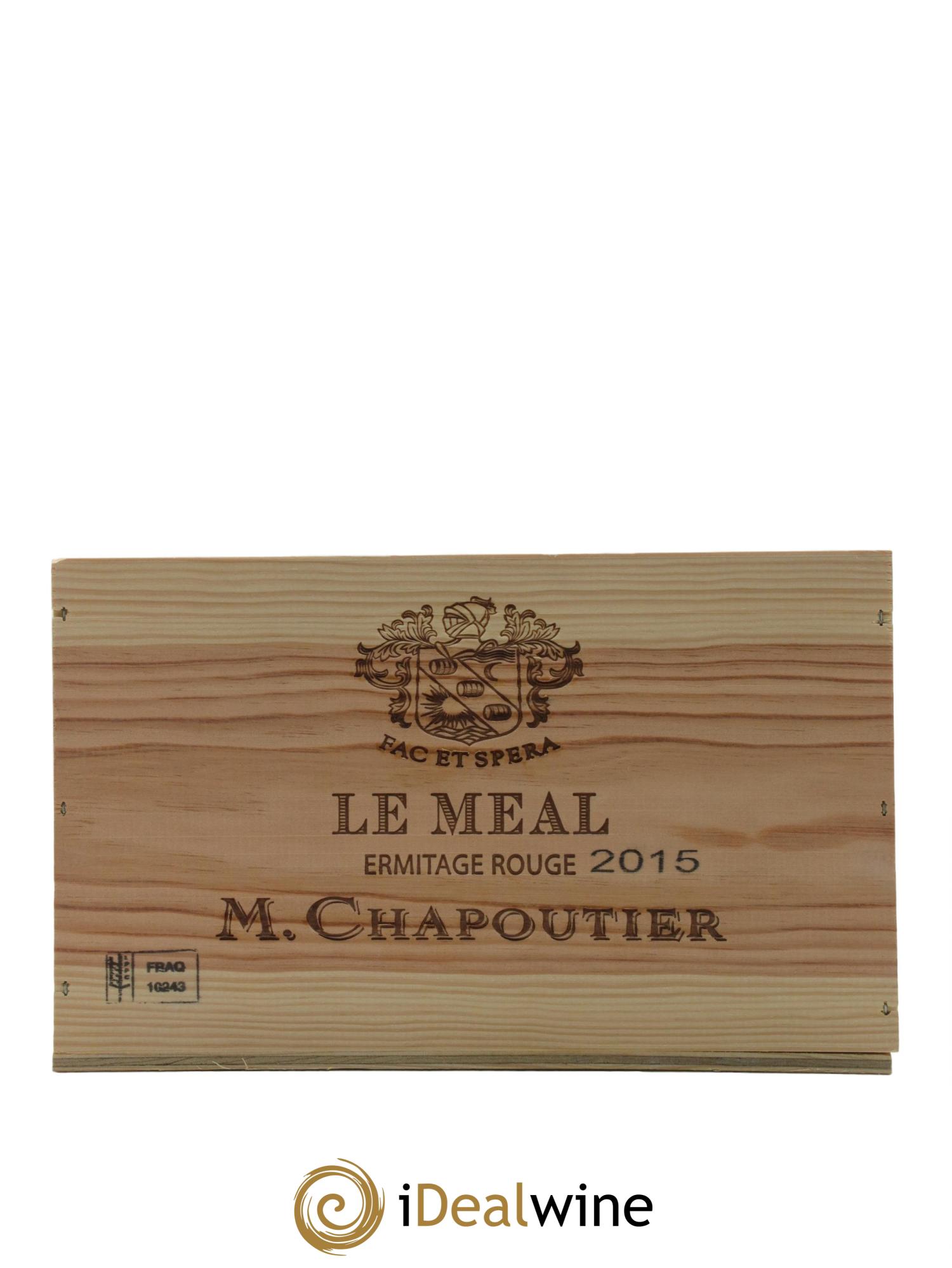 Hermitage Ermitage Le Méal Chapoutier 2015 - Lot of 6 bottles - 5