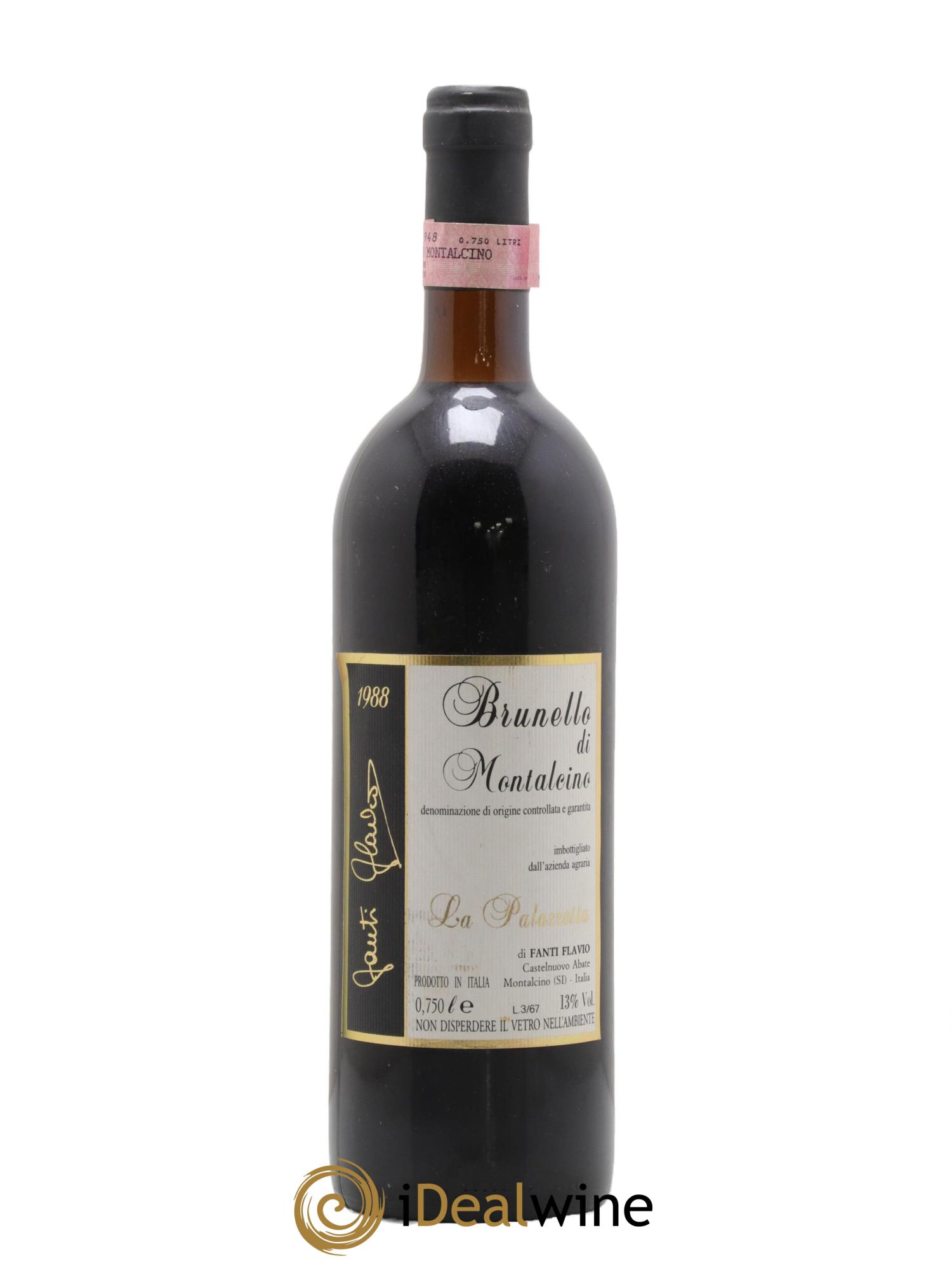 Brunello di Montalcino DOCG La Palazzetta 1988 - Lotto di 1 bottiglia - 0